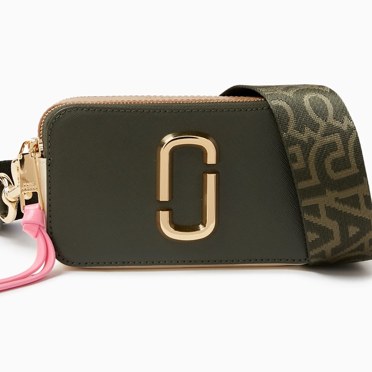 Túi đeo chéo Marc Jacobs màu xanh The Bi-Color Snapshot Forest Multi Leather Camera Bag 4