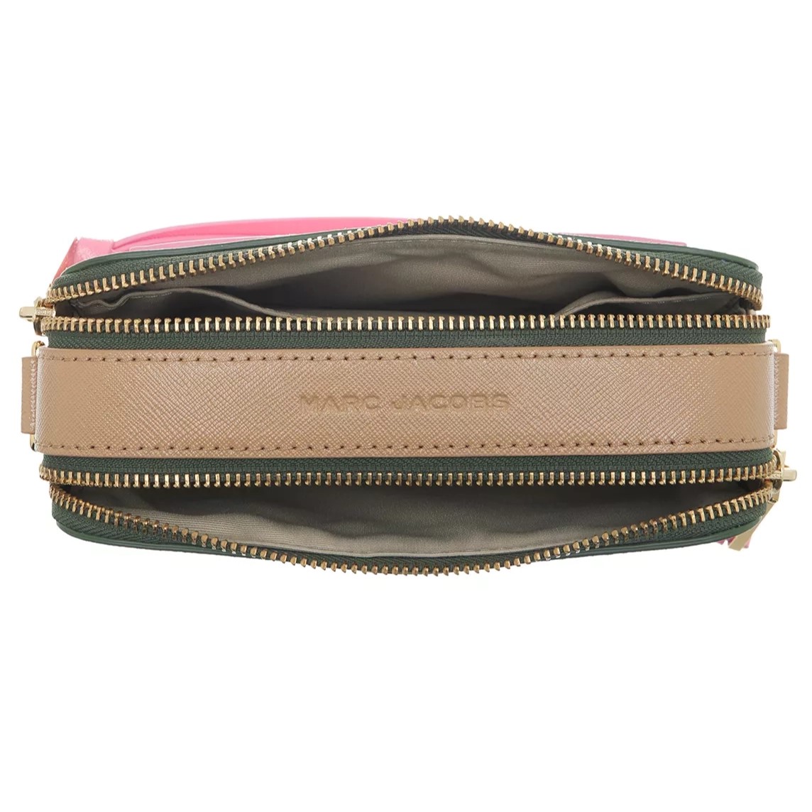 Túi đeo chéo Marc Jacobs màu xanh The Bi-Color Snapshot Forest Multi Leather Camera Bag 5