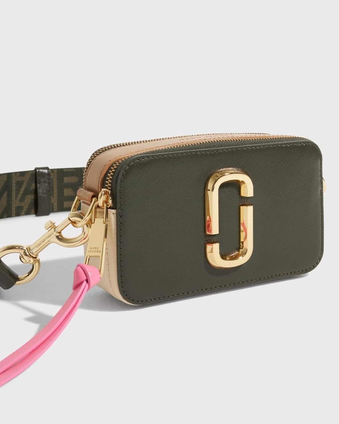 Túi đeo chéo Marc Jacobs màu xanh The Bi-Color Snapshot Forest Multi Leather Camera Bag 6