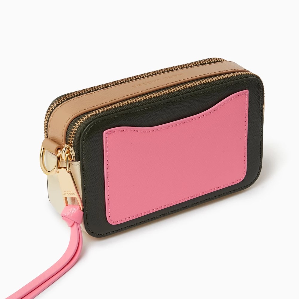 Túi đeo chéo Marc Jacobs màu xanh The Bi-Color Snapshot Forest Multi Leather Camera Bag 8