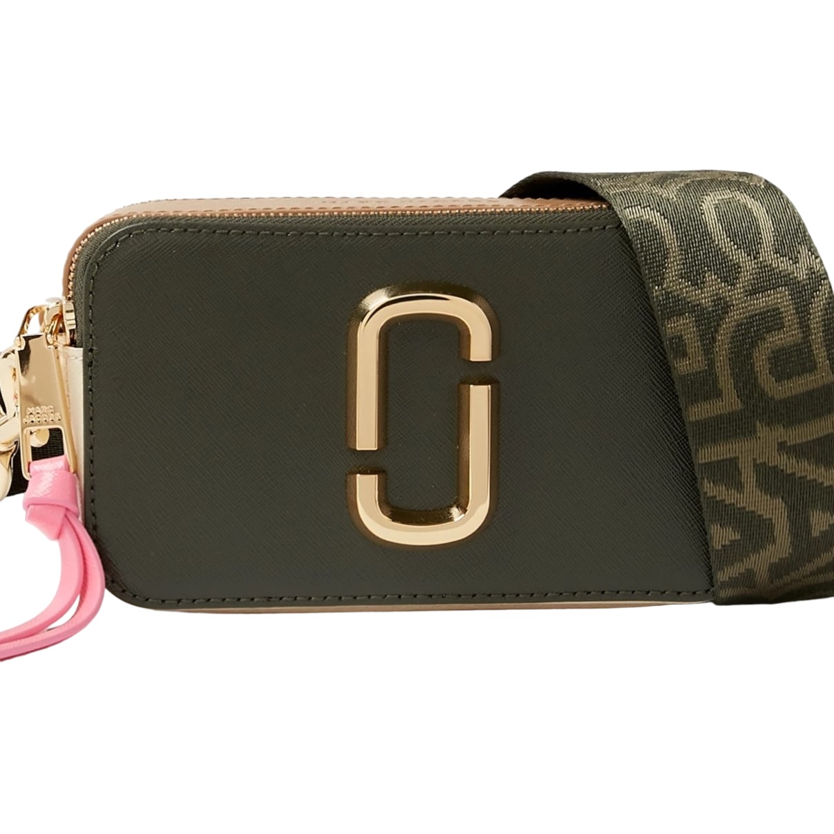Túi đeo chéo Marc Jacobs màu xanh The Bi-Color Snapshot Forest Multi Leather Camera Bag 9