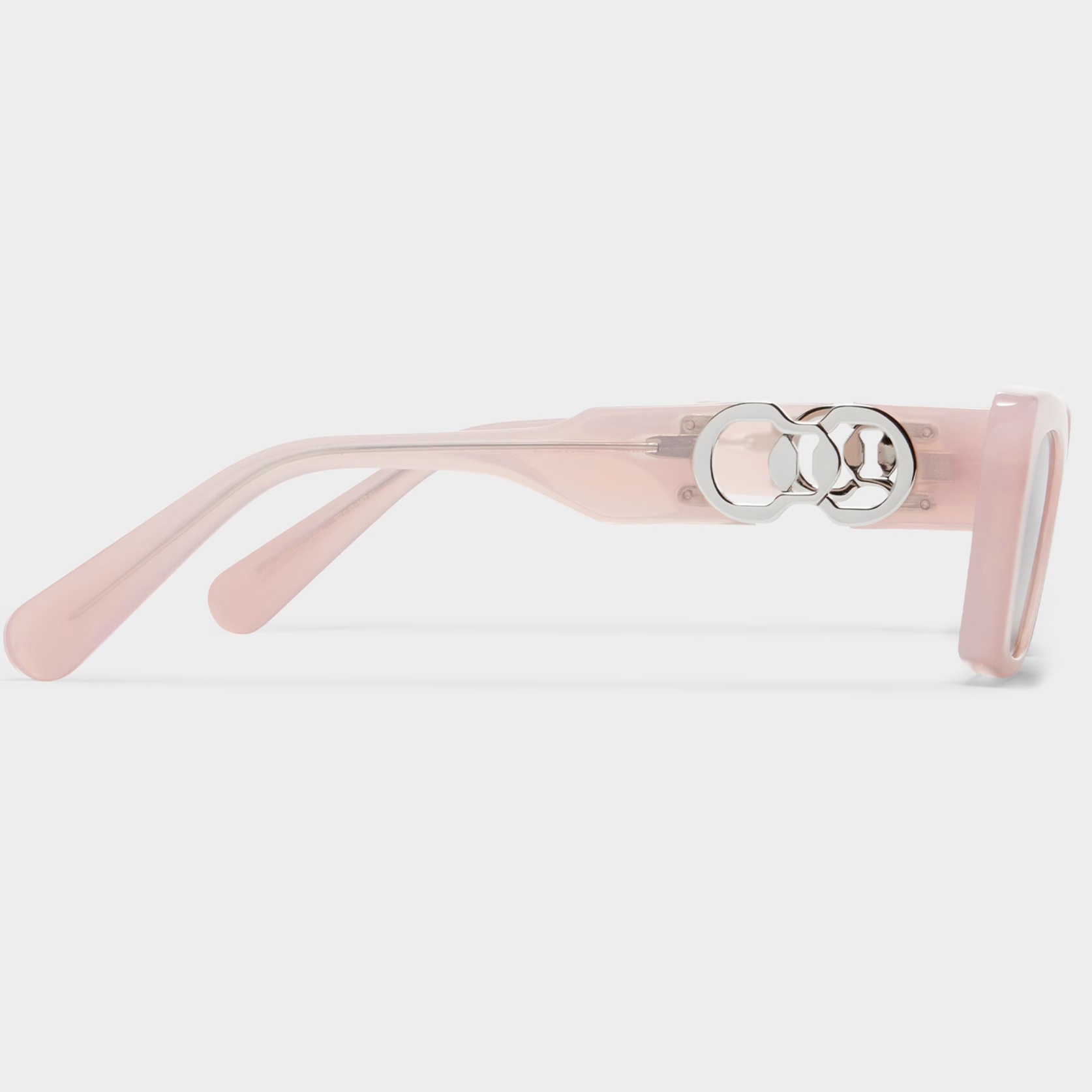 Kính mát Gentle Monster x Jennie La Peche Rectangular Pink Acetate Frame PC4 6