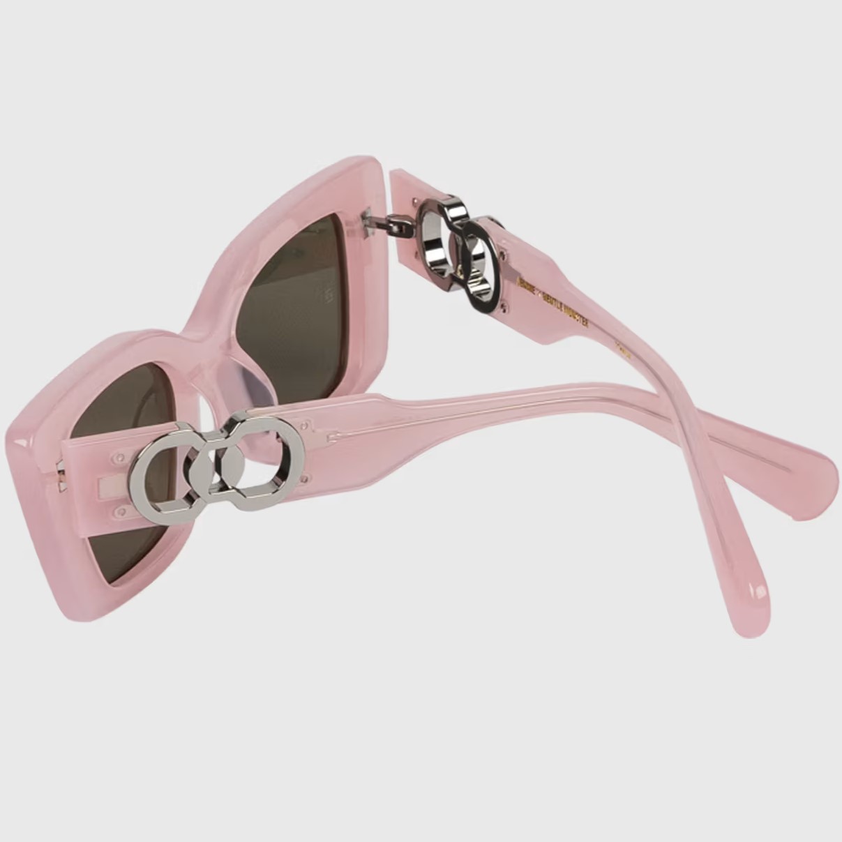Kính mát Gentle Monster x Jennie La Peche Rectangular Pink Acetate Frame PC4 9
