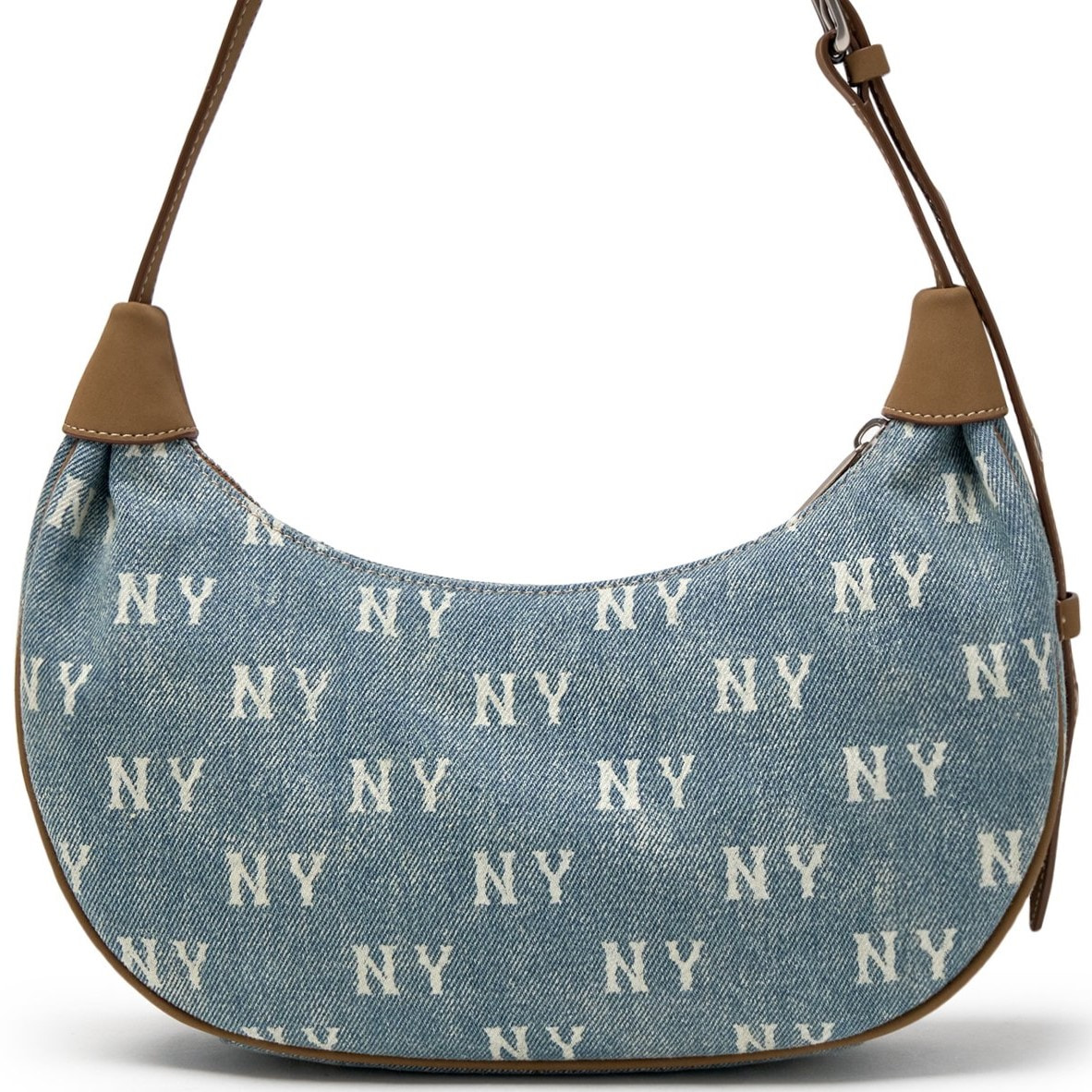 Túi xách MLB Classic Monogram Vintage Denim Hobo Bag New York Yankees Blue 3ABQMV55N-50BLL 2