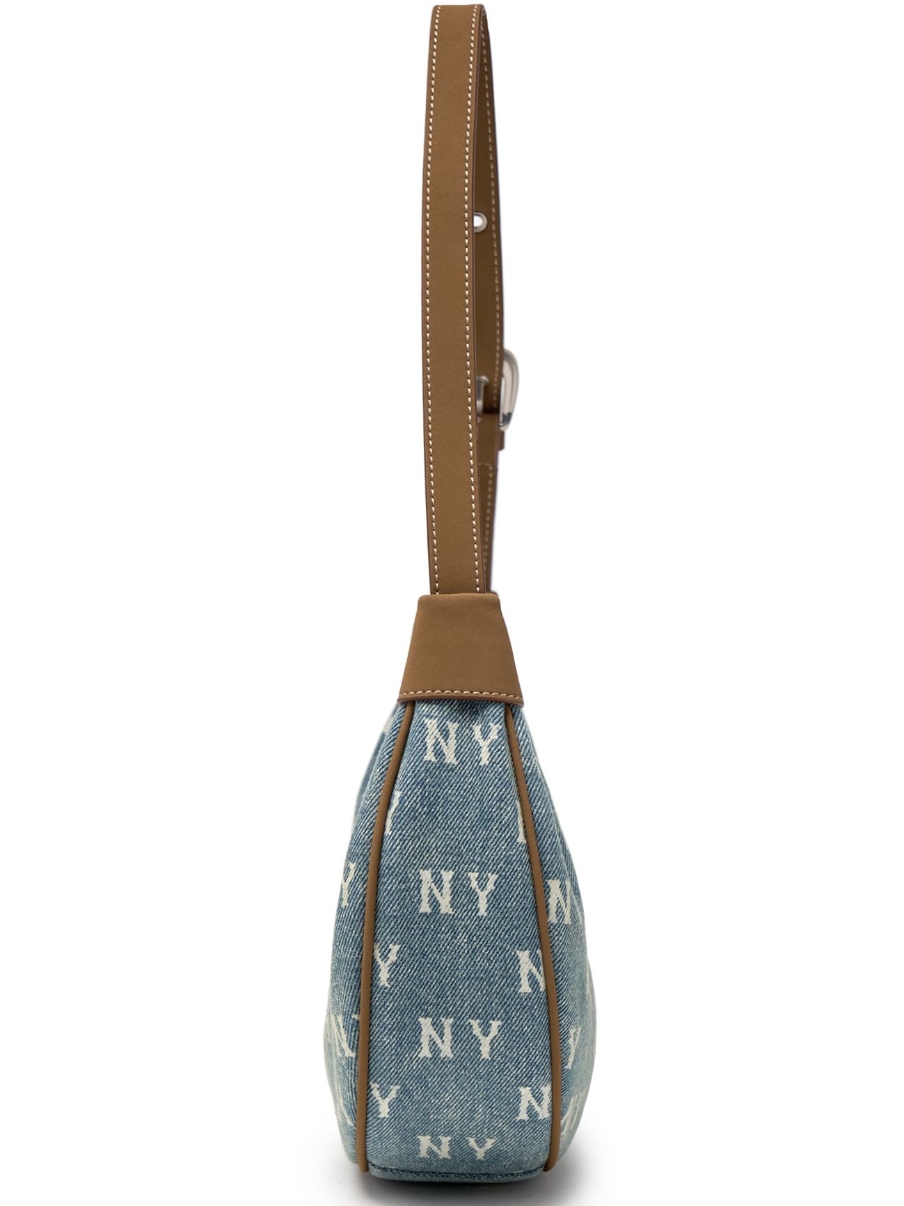 Túi xách MLB Classic Monogram Vintage Denim Hobo Bag New York Yankees Blue 3ABQMV55N-50BLL 8