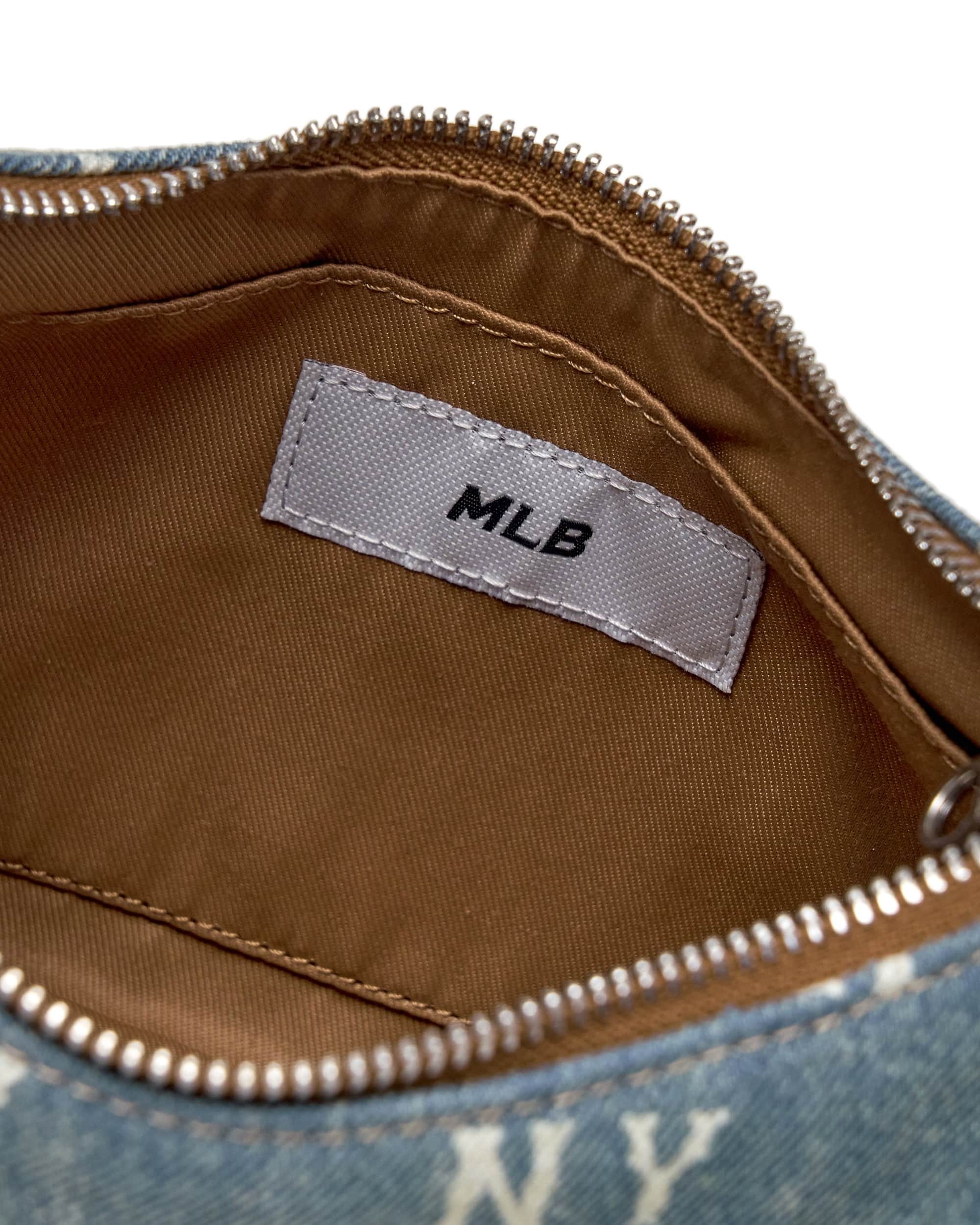 Túi xách MLB Classic Monogram Vintage Denim Hobo Bag New York Yankees Blue 3ABQMV55N-50BLL 10