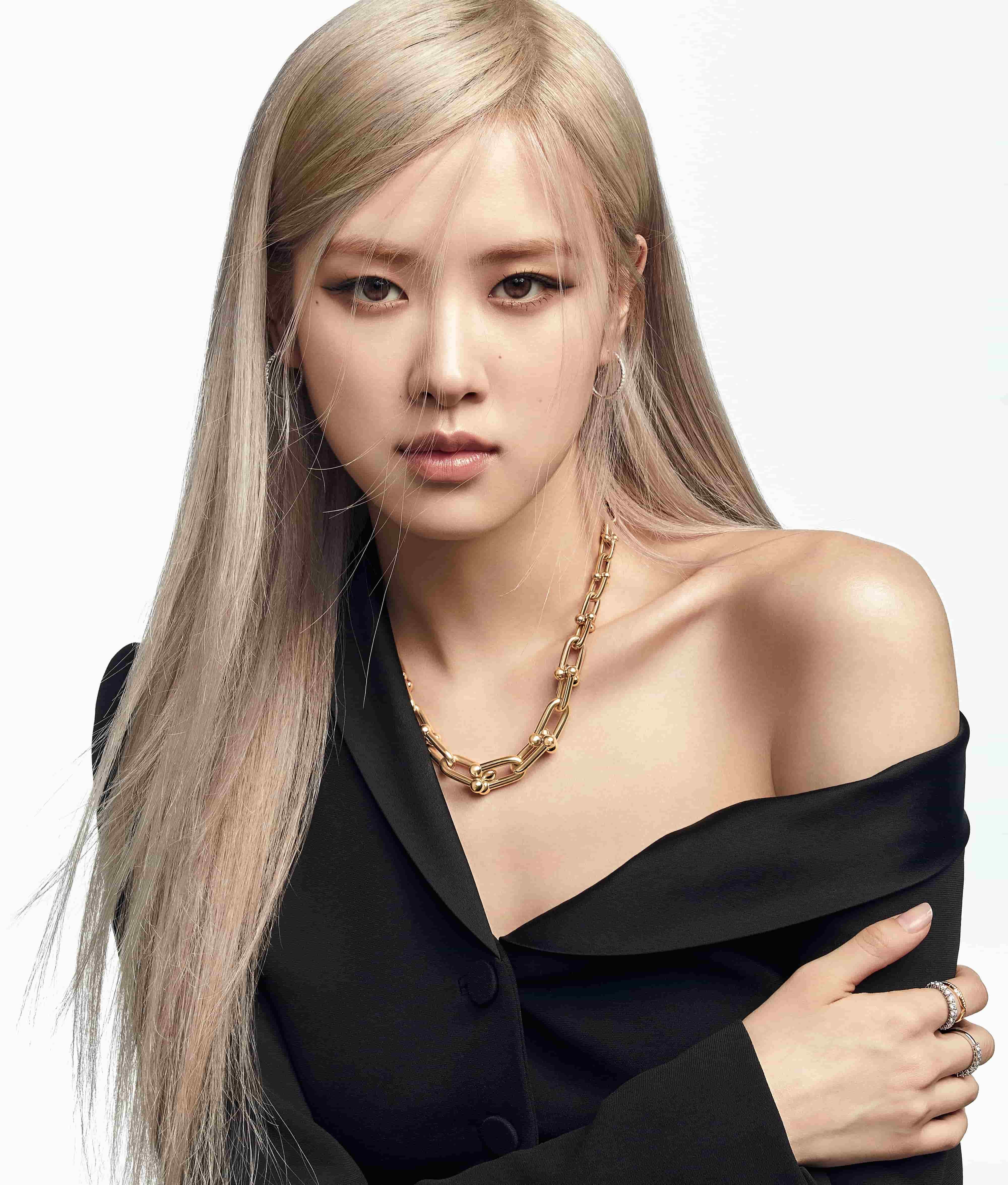 Dây Chuyền nữ Tiffany & Co Graduated Link Necklace in 18k Rose Gold with Pavé Diamonds 8
