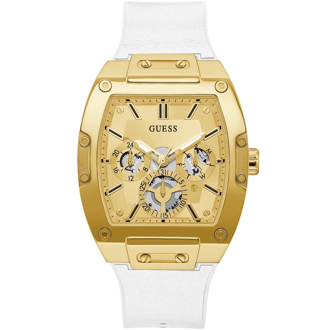 ĐỒNG HỒ ĐEO TAY GUESS WHITE GOLD TONE MULTI-FUNCTION WATCH GW0202G6 2