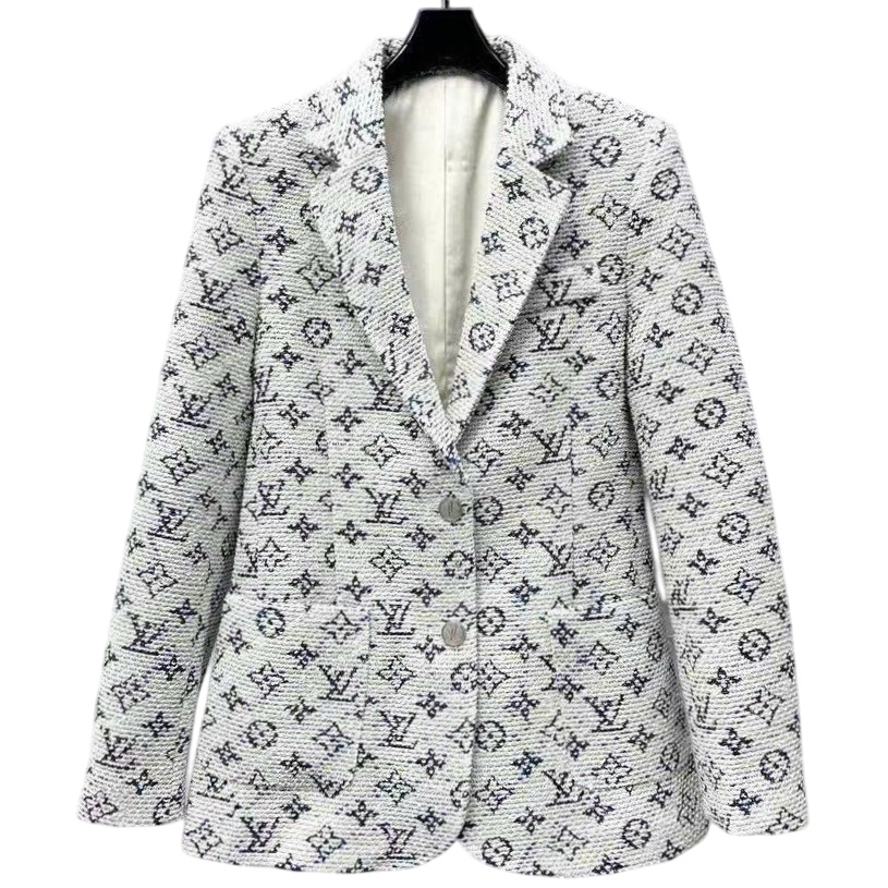 Áo khoác nữ tay dài Louis Vuitton xám 4