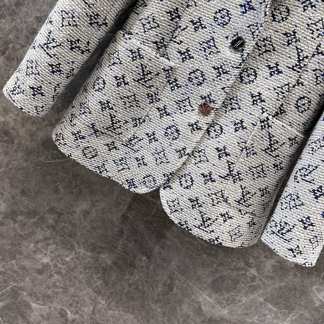 Áo khoác nữ tay dài Louis Vuitton xám 8