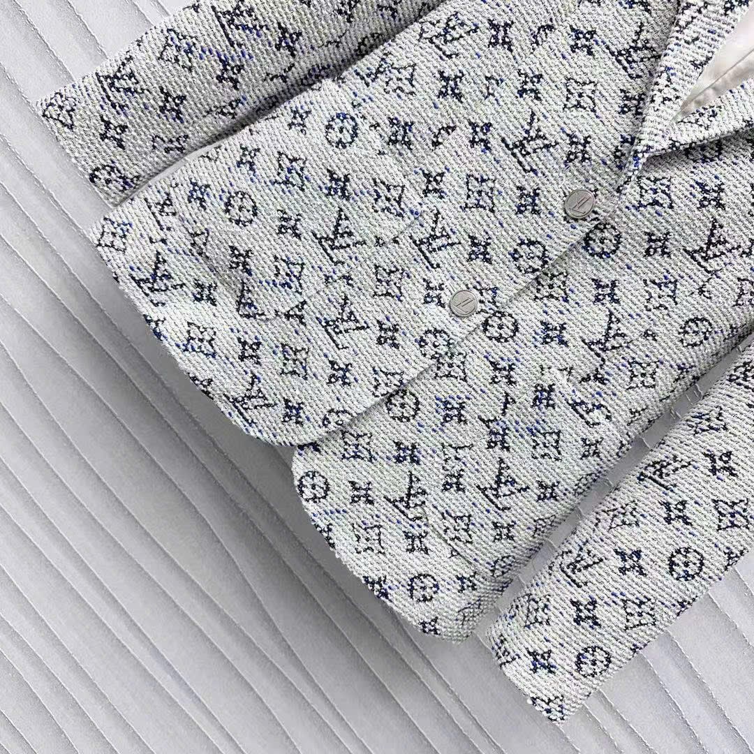 Áo khoác nữ tay dài Louis Vuitton xám 11