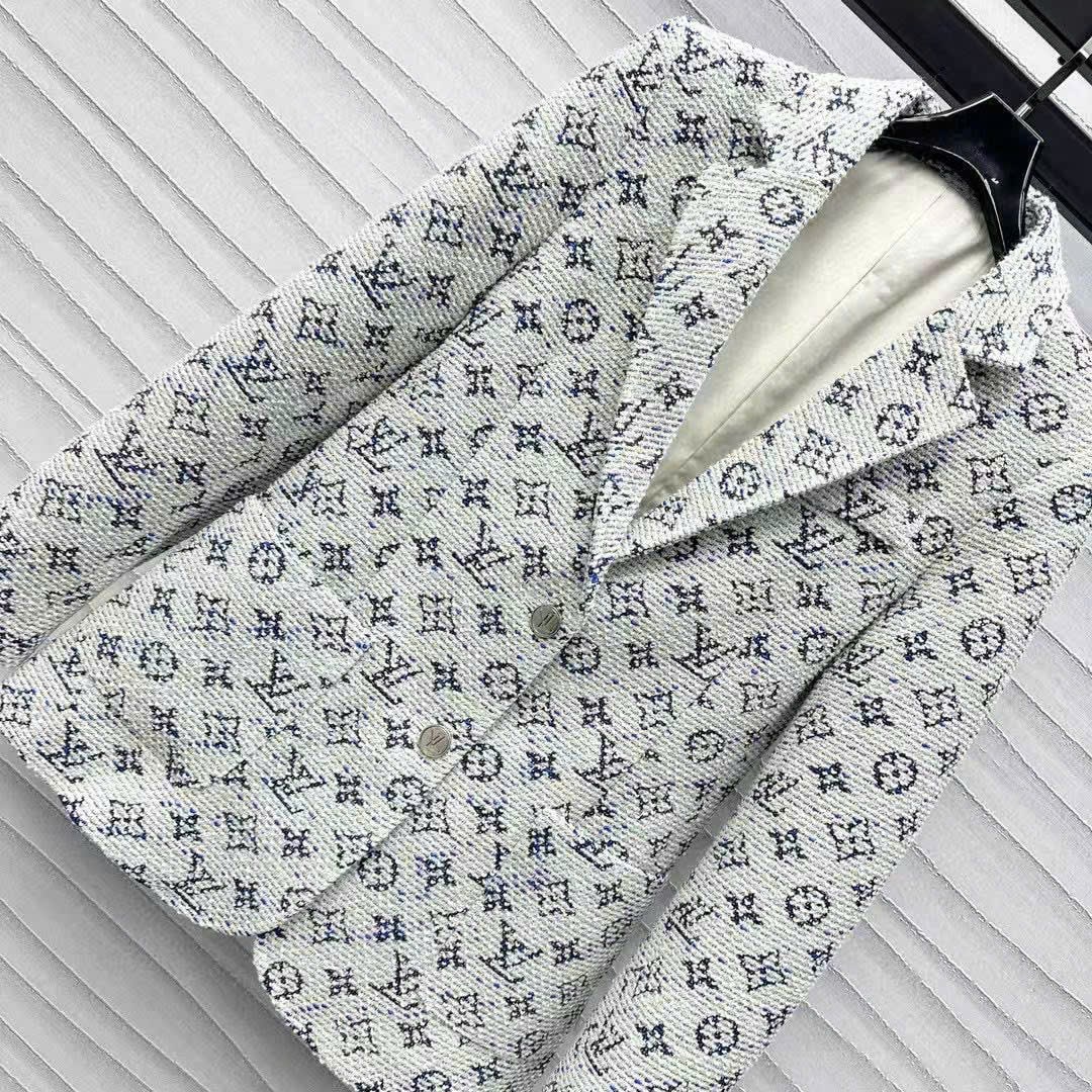 Áo khoác nữ tay dài Louis Vuitton xám 9