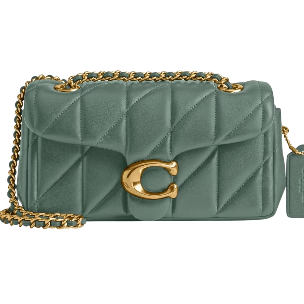 Túi đeo chéo Coach Tabby Shoulder Bag 20 With Pillow Quilting Nappa Leather Sage CP149 6