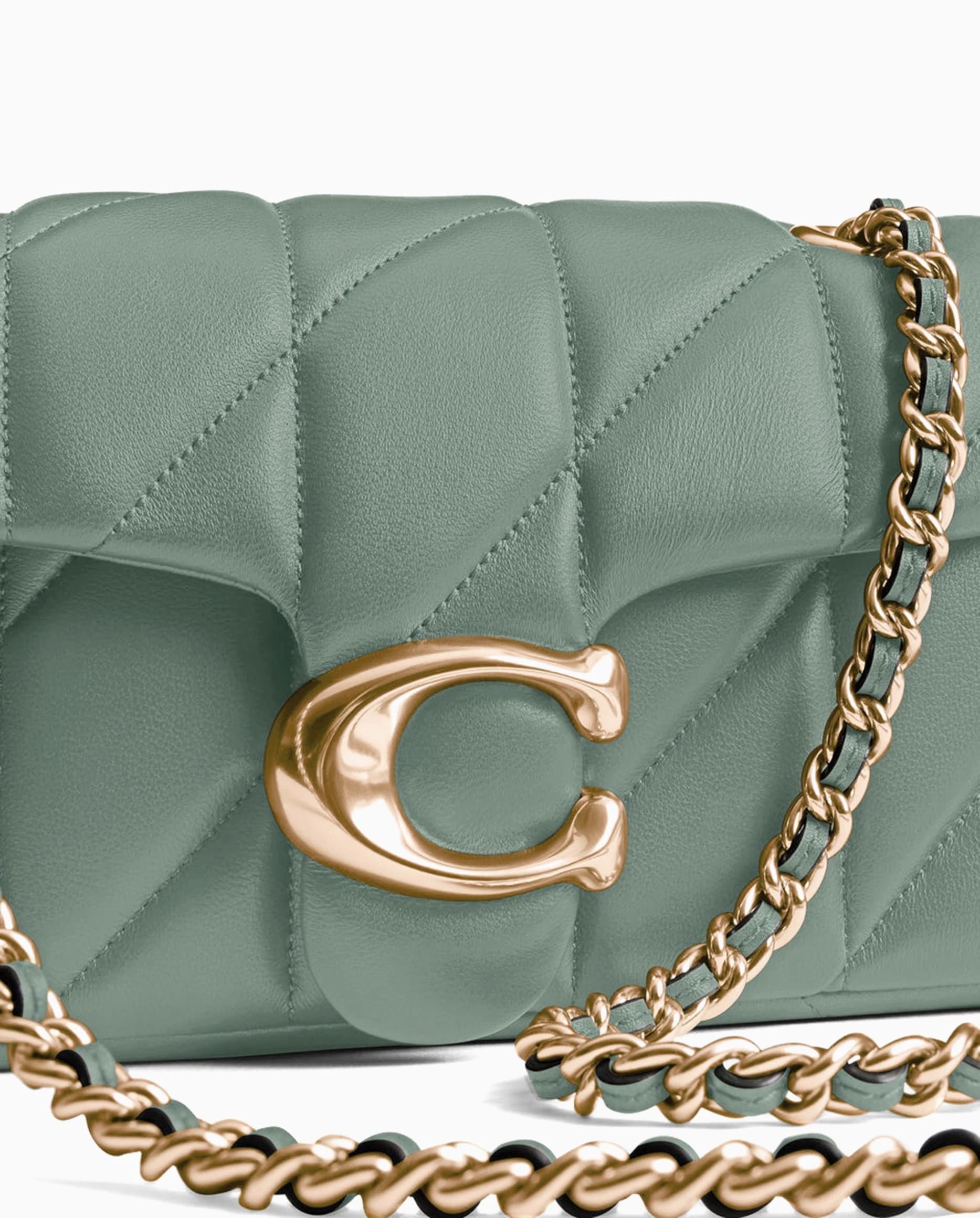 Túi đeo chéo Coach Tabby Shoulder Bag 20 With Pillow Quilting Nappa Leather Sage CP149 8