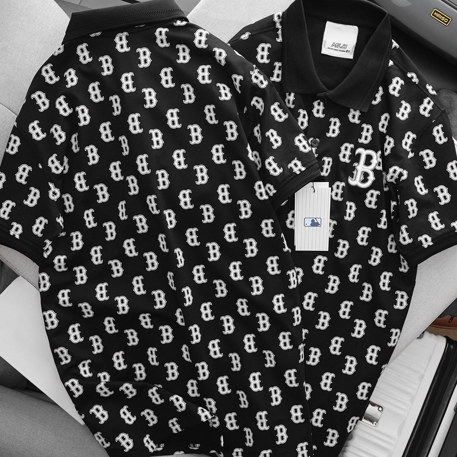 ÁO THUN UNISEX POLO MLB BOSTON 2