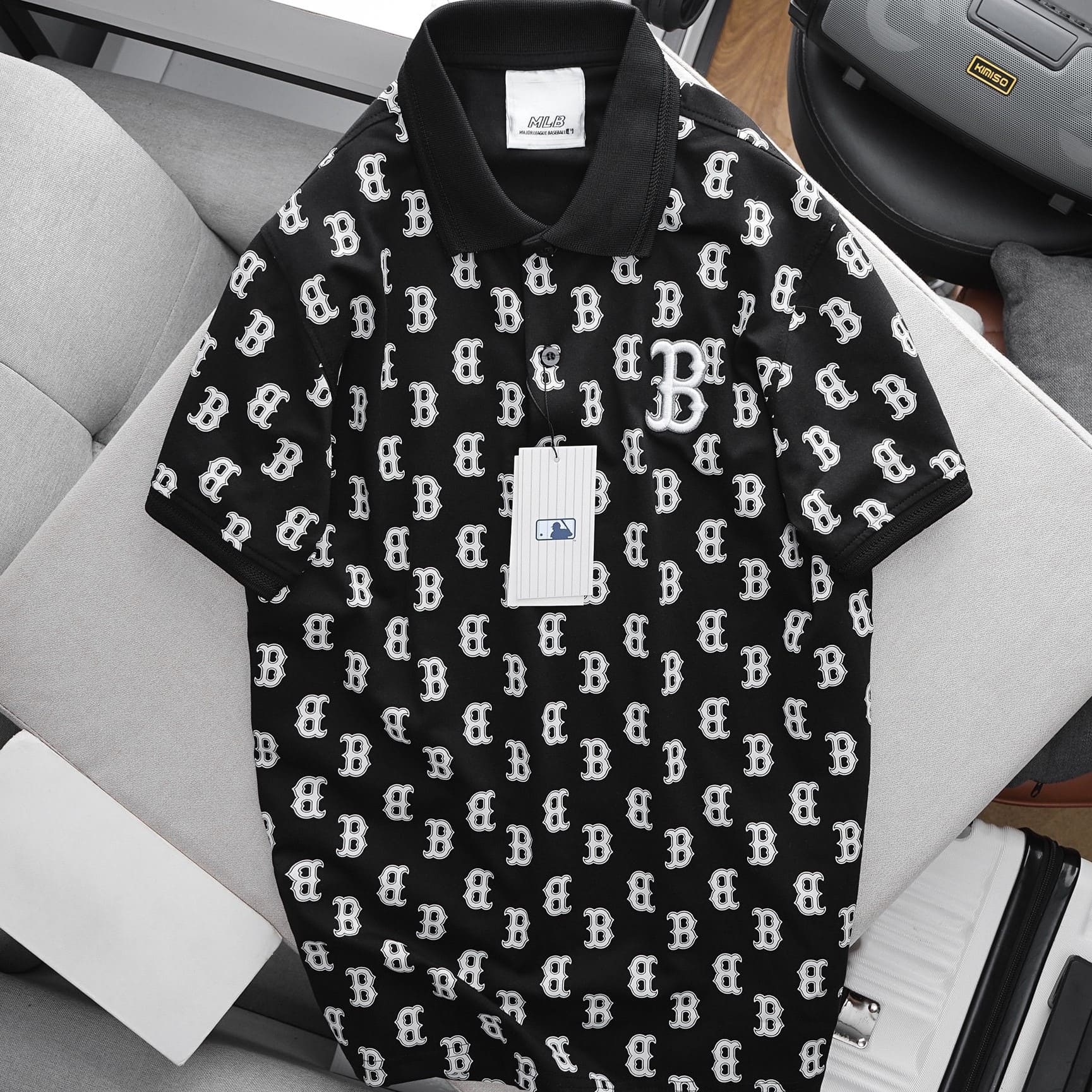 ÁO THUN UNISEX POLO MLB BOSTON 3