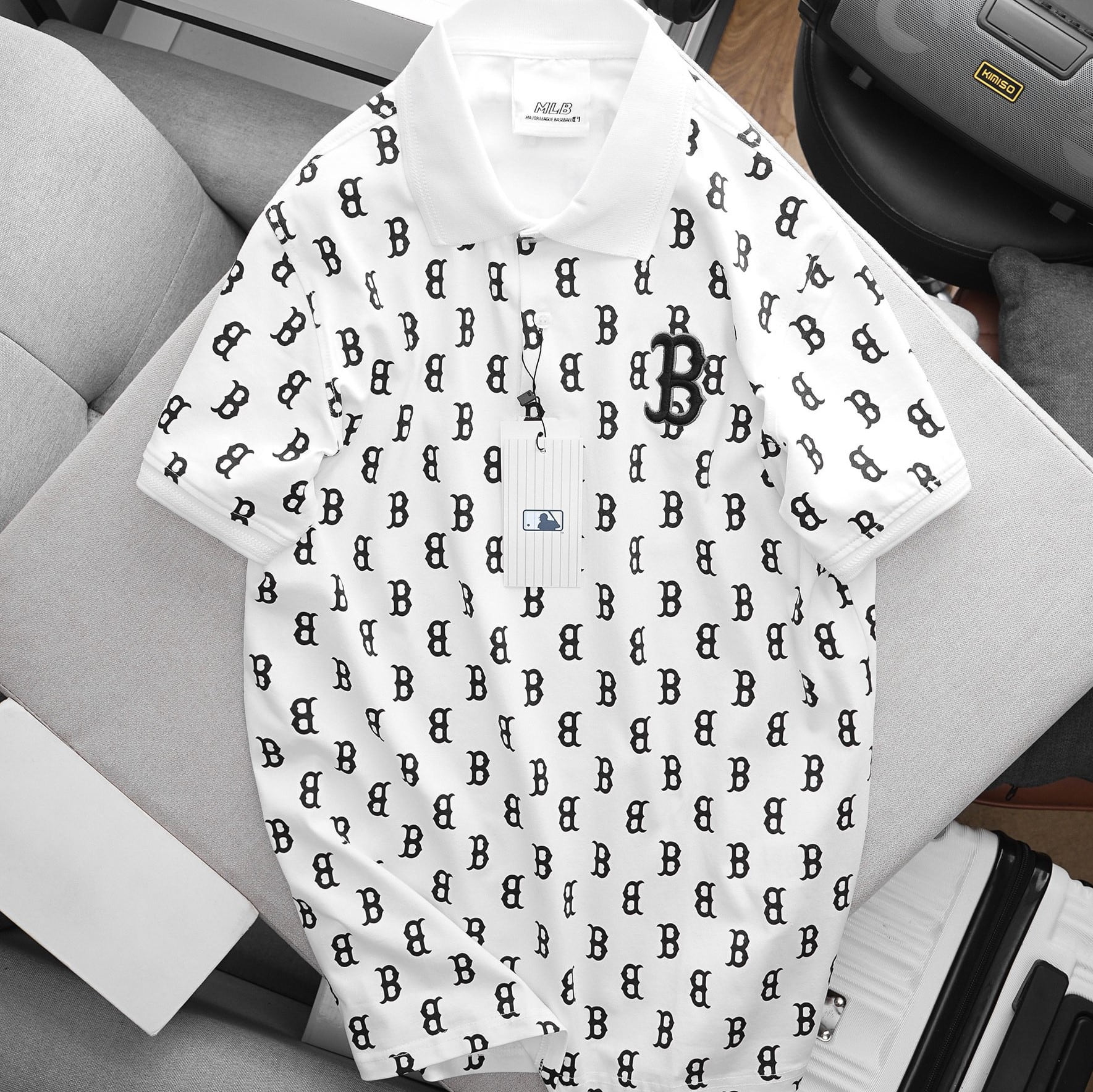 ÁO THUN UNISEX POLO MLB BOSTON 6