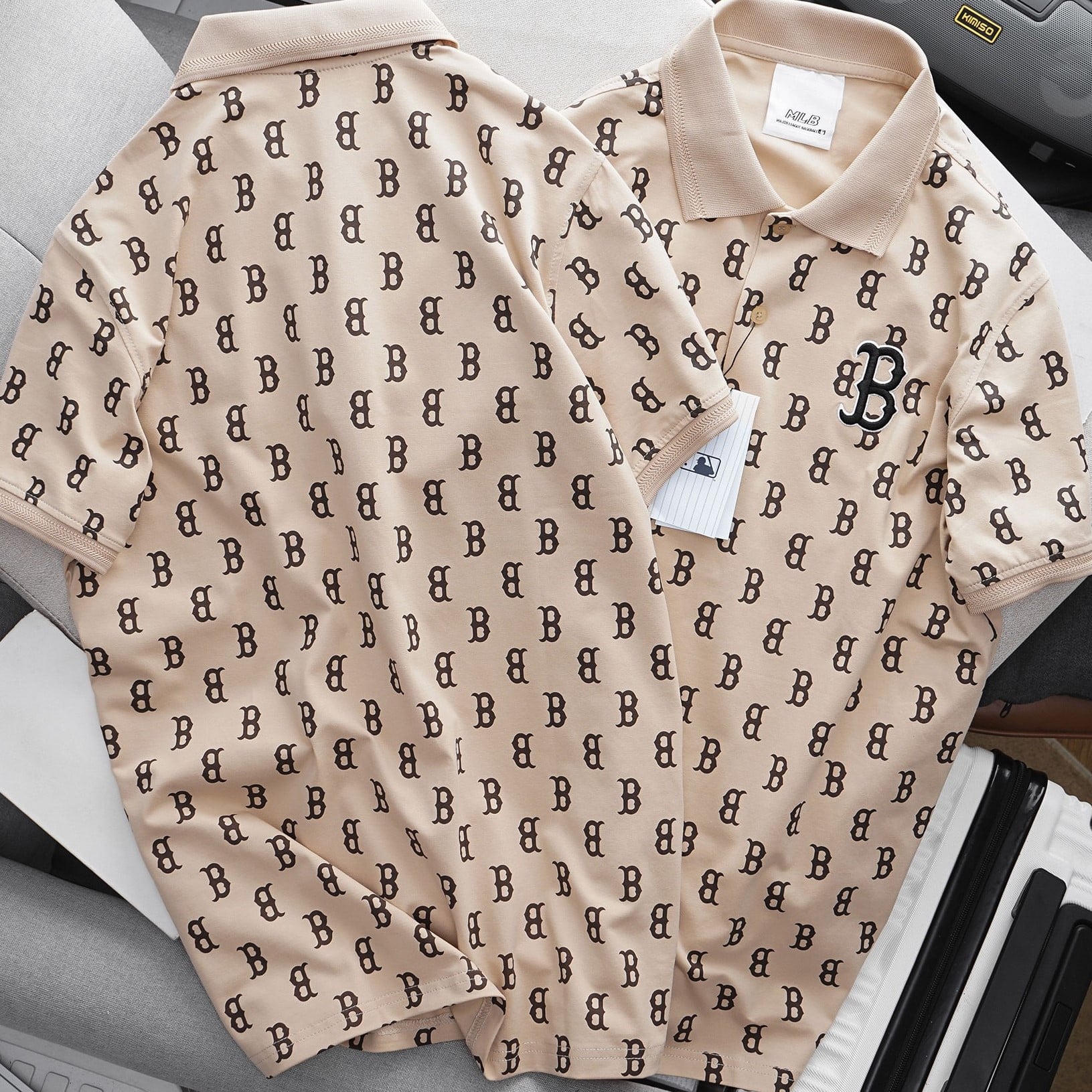 ÁO THUN UNISEX POLO MLB BOSTON 7
