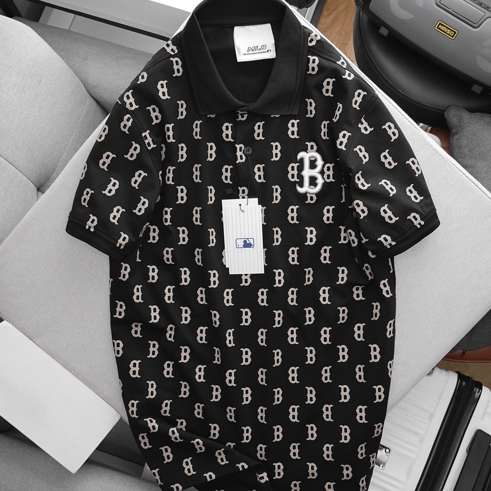 ÁO THUN UNISEX POLO MLB BOSTON 9