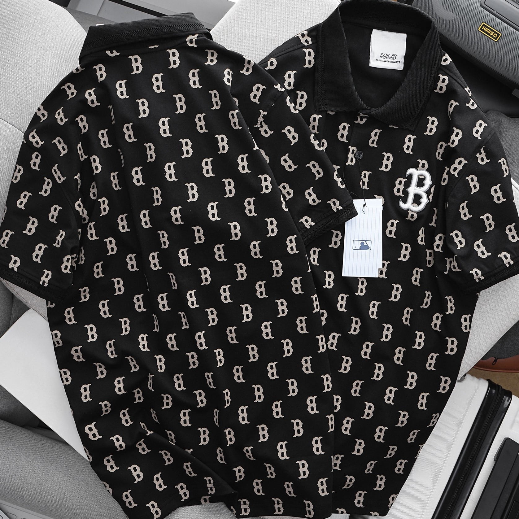 ÁO THUN UNISEX POLO MLB BOSTON 10