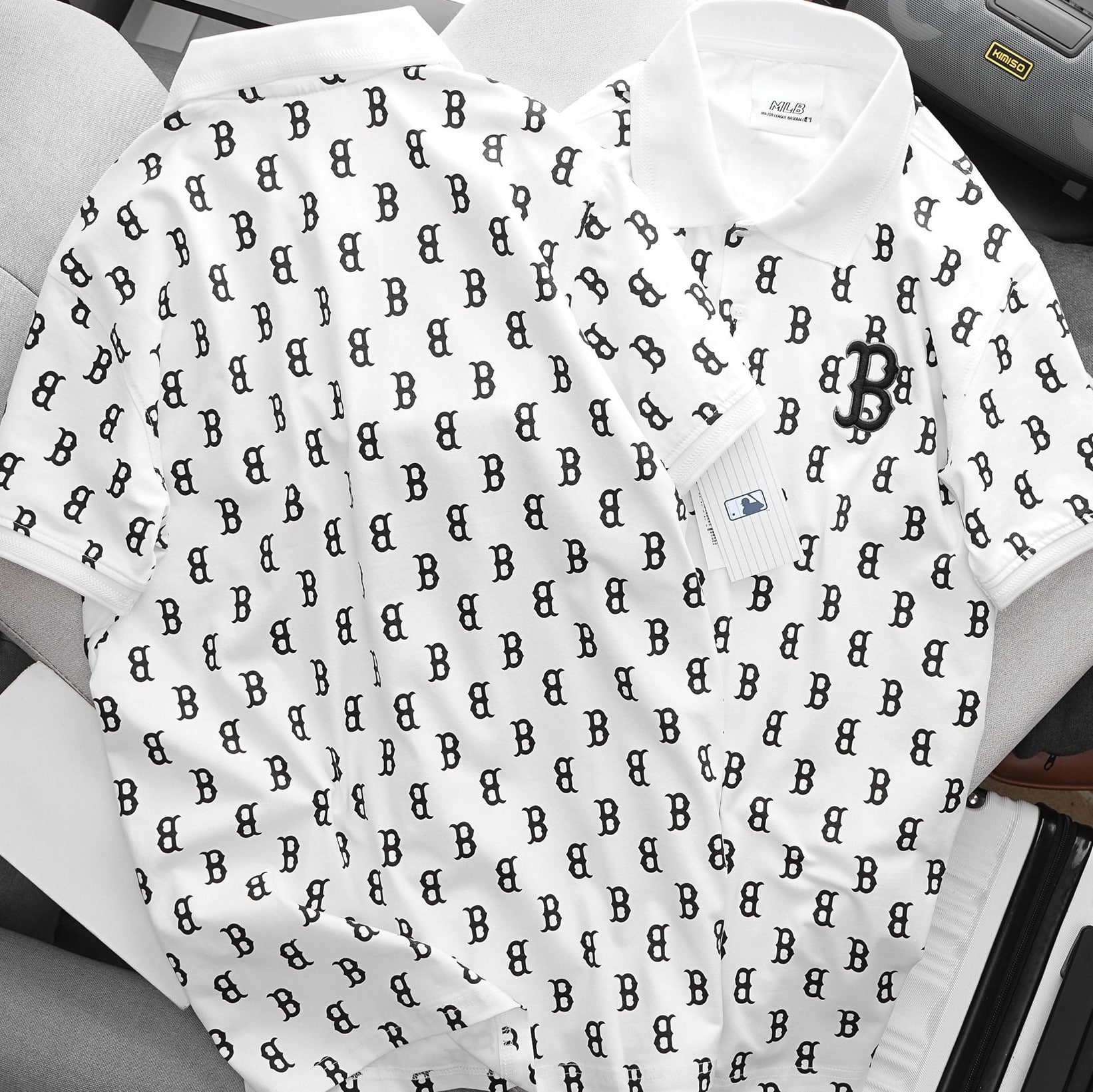 ÁO THUN UNISEX POLO MLB BOSTON 11