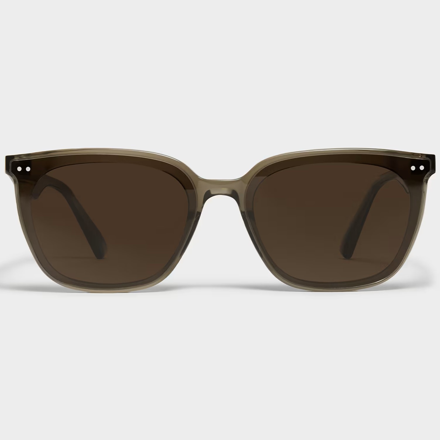 KÍNH MÁT GENTLE MONSTER HEIZER KC6 KHAKI LENSES SQUARE SHAPE TRANSLUCENT KHAKI ACETATE FRAME 3