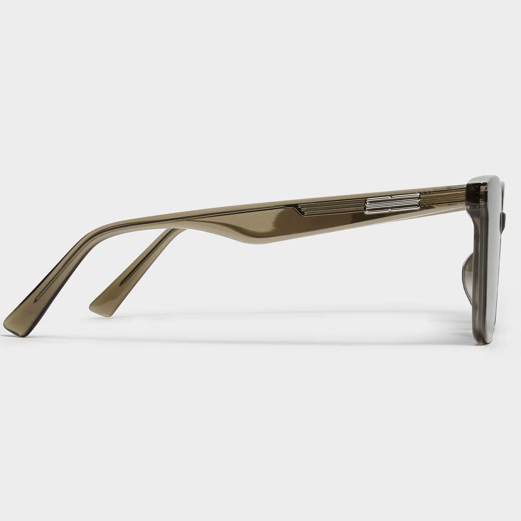 KÍNH MÁT GENTLE MONSTER HEIZER KC6 KHAKI LENSES SQUARE SHAPE TRANSLUCENT KHAKI ACETATE FRAME 5