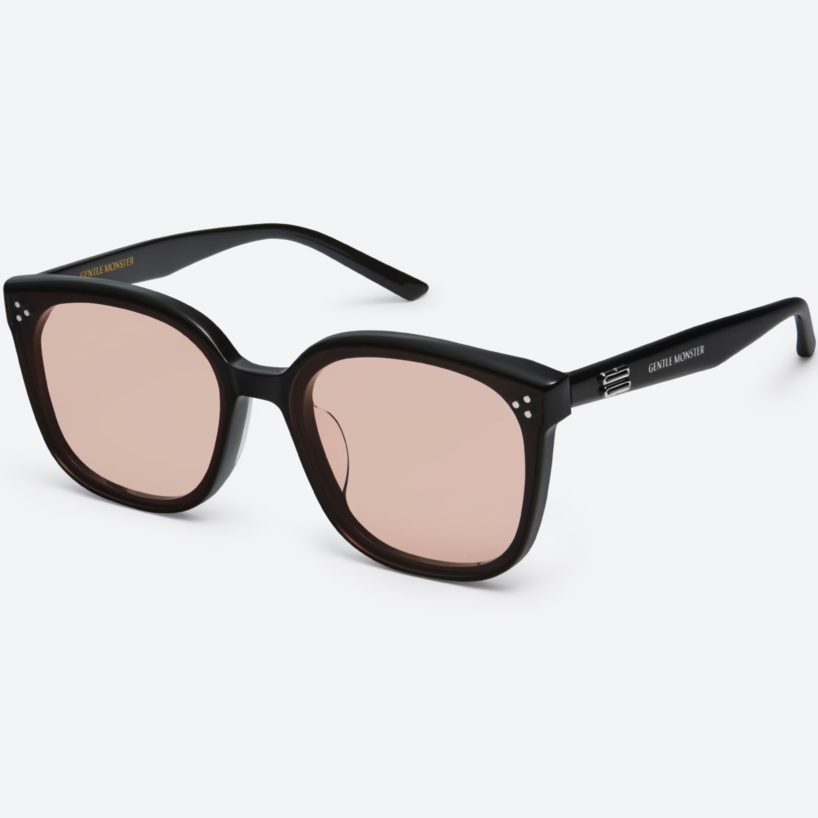 Kính mát Gentle Monster By 01 (OR) Orange Lenses Black Acetate Frame 4