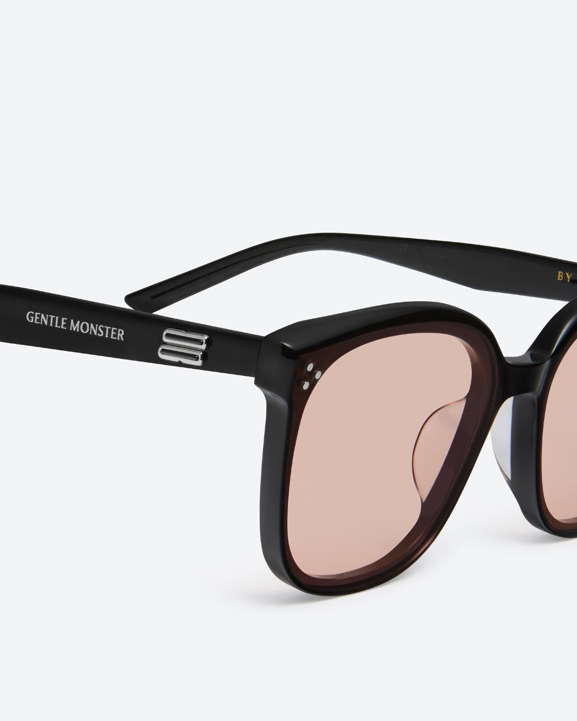 Kính mát Gentle Monster By 01 (OR) Orange Lenses Black Acetate Frame 6