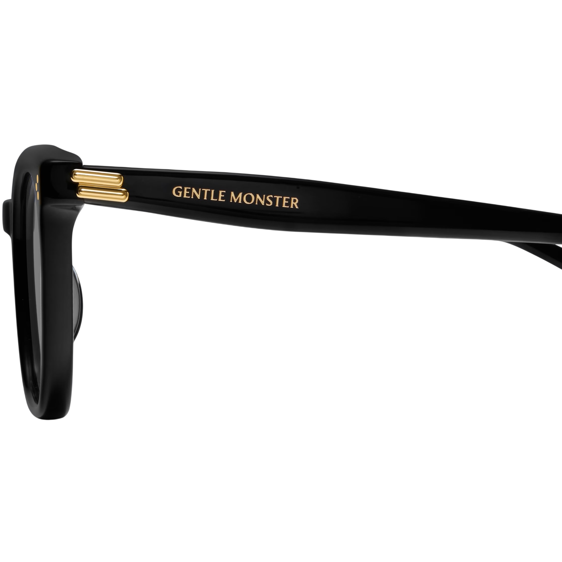 Mắt kính Gentle Monster Bloomo 01 Classic Square Black Lenses Sunglasses in Black Acetate Frame 3