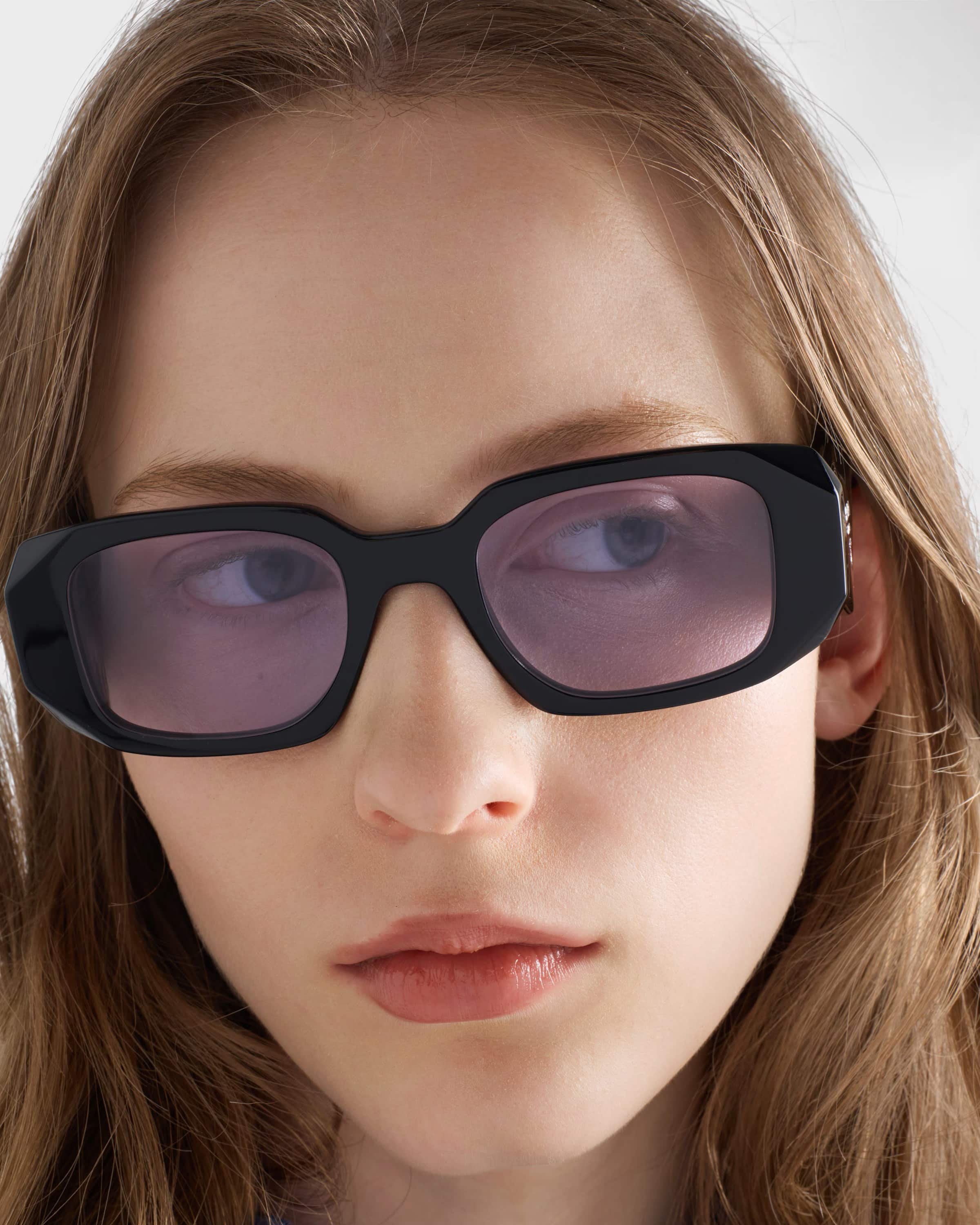 Kính mát Prada Symbole Sunglasses Lavender Lenses 4