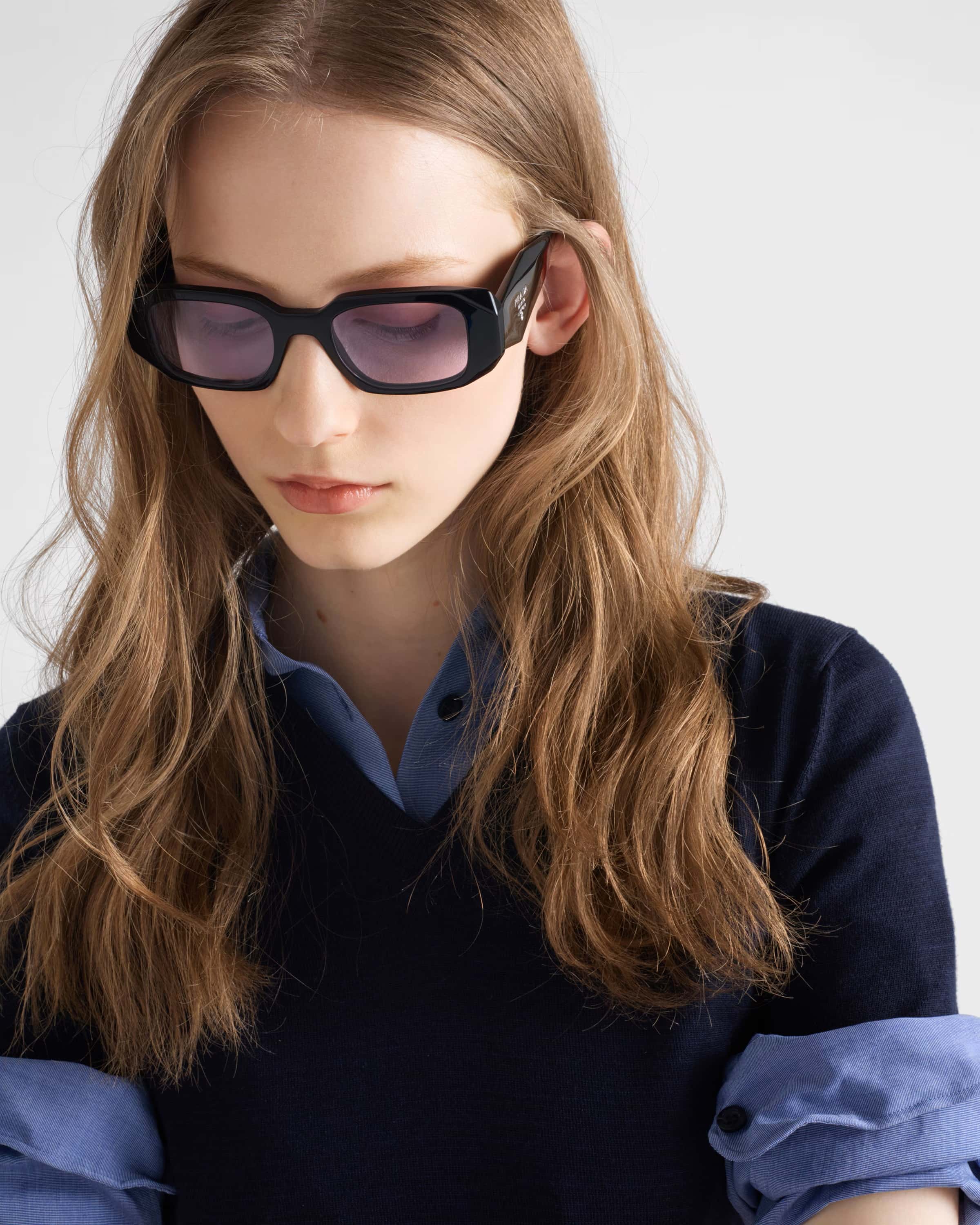 Kính mát Prada Symbole Sunglasses Lavender Lenses 6