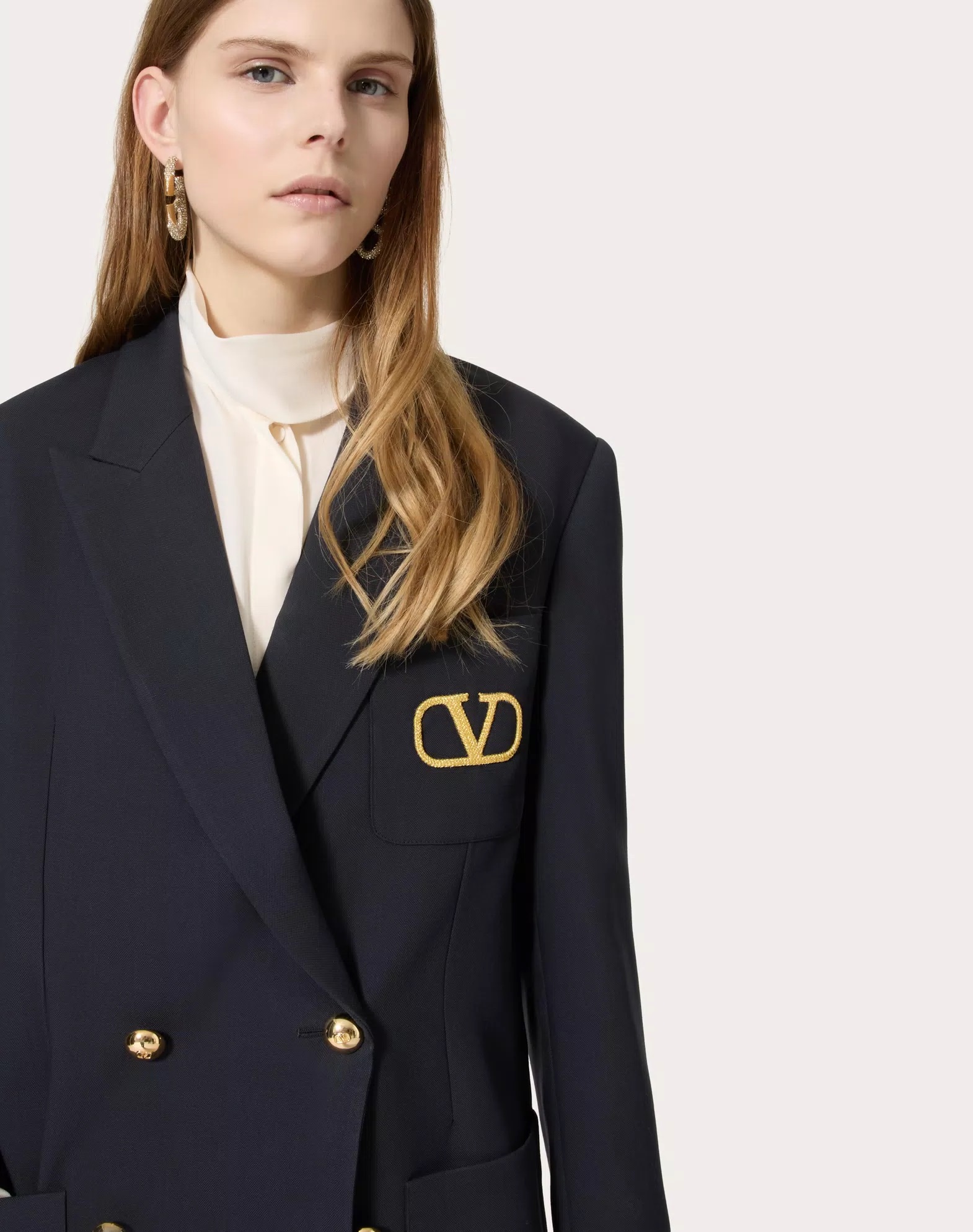 ÁO KHOÁC DÁNG DÀI VALENTINO FORMAL NATTE JACKET 10
