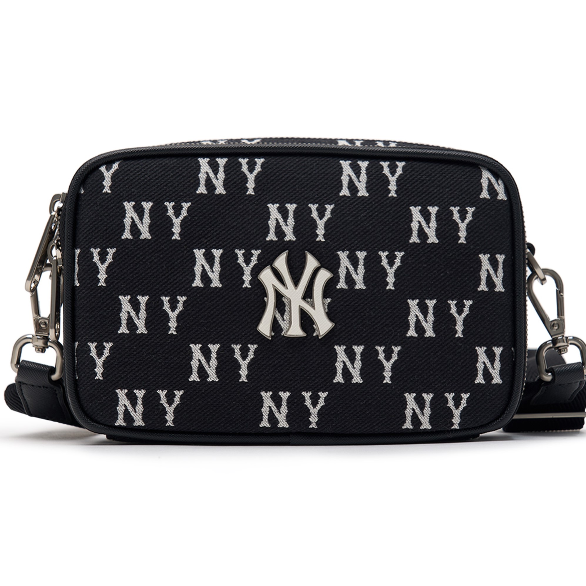 Túi Đeo Chéo màu đen MLB Mini Monogram Jacquard New York Yankees 3ACRS014N-50BKS 9