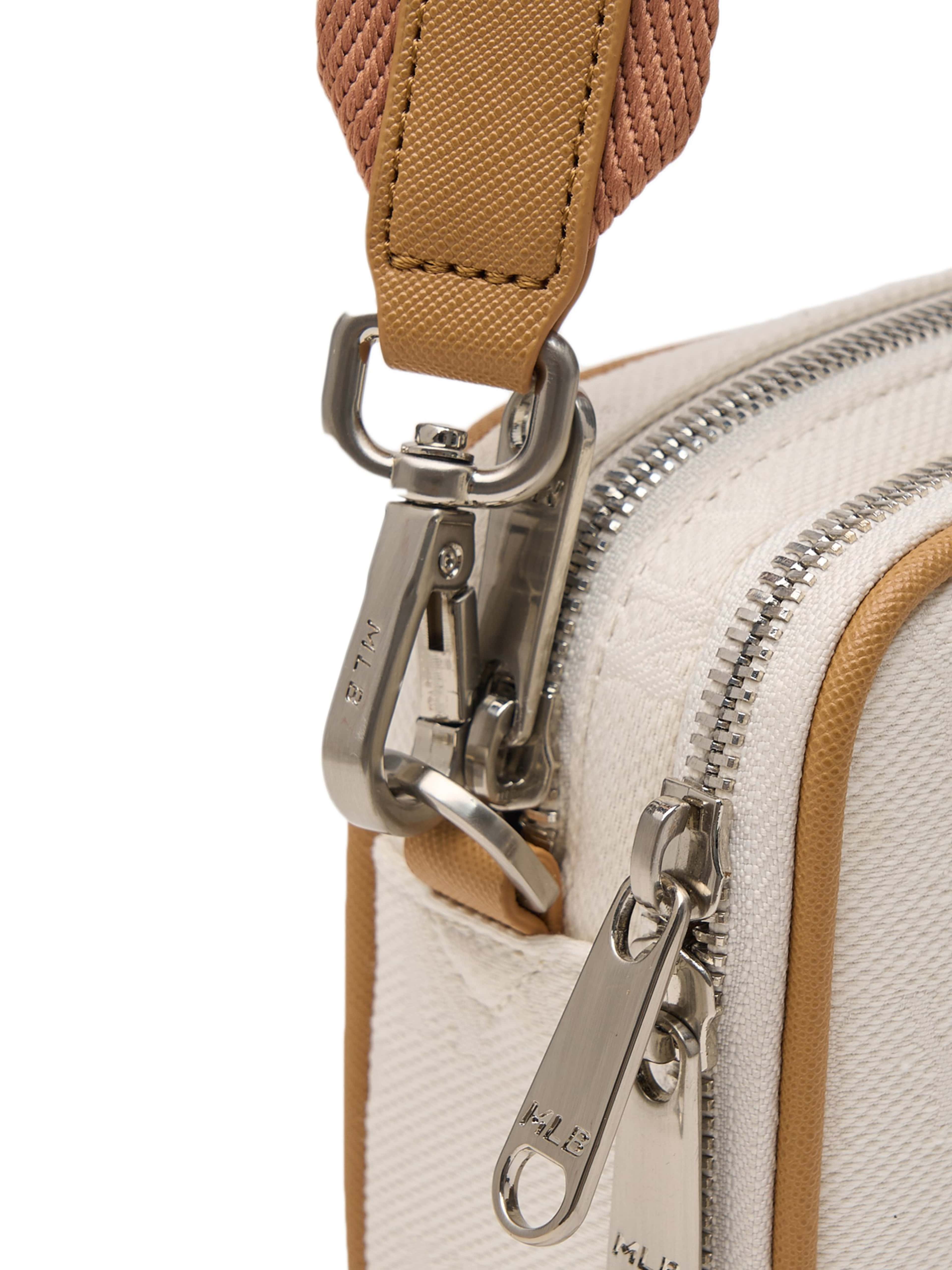 Túi Đeo Chéo màu kem MLB Classic Monogram Jacquard Mini Crossbody New York Yankees 3ACRS014N-50CRD 7