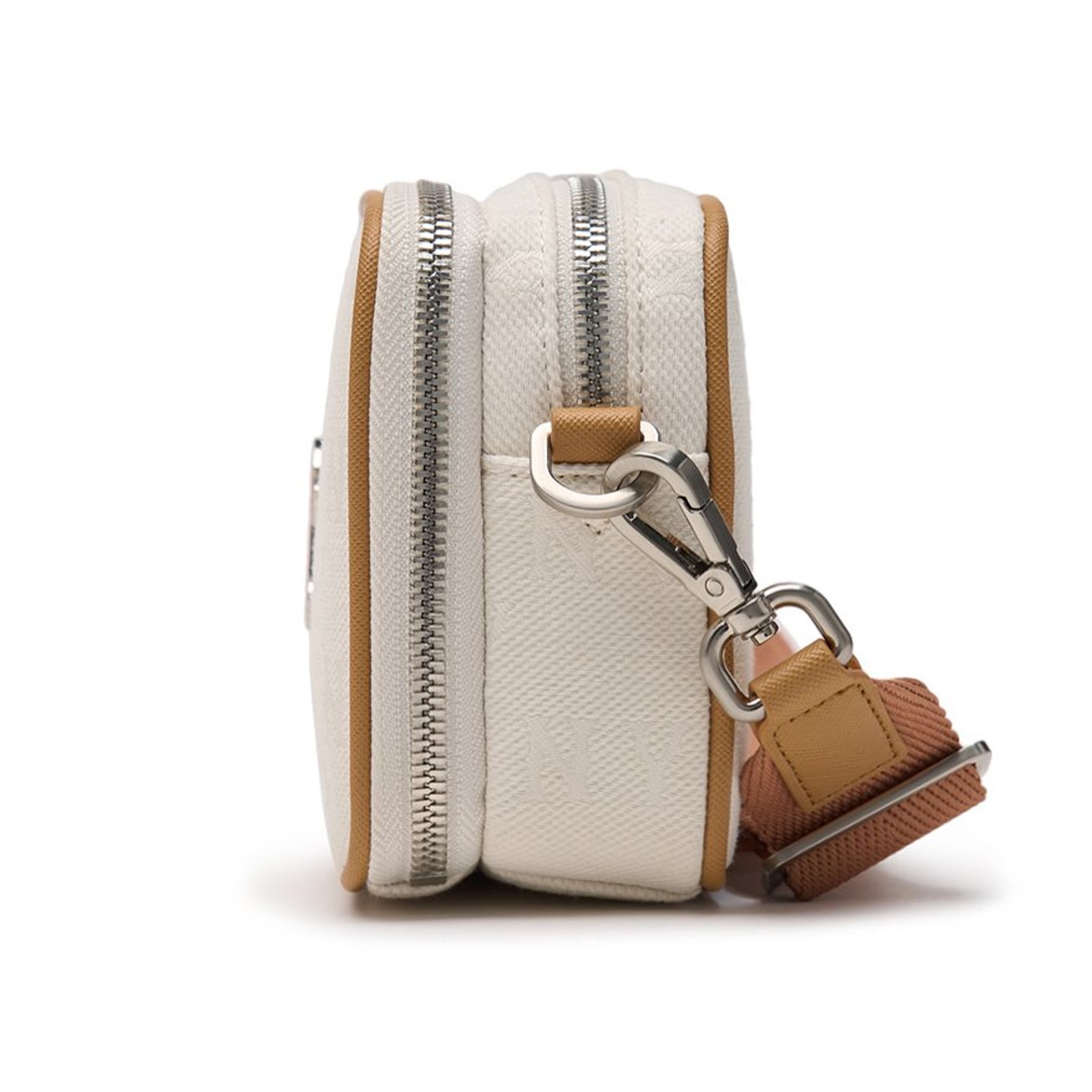 Túi Đeo Chéo màu kem MLB Classic Monogram Jacquard Mini Crossbody New York Yankees 3ACRS014N-50CRD 9