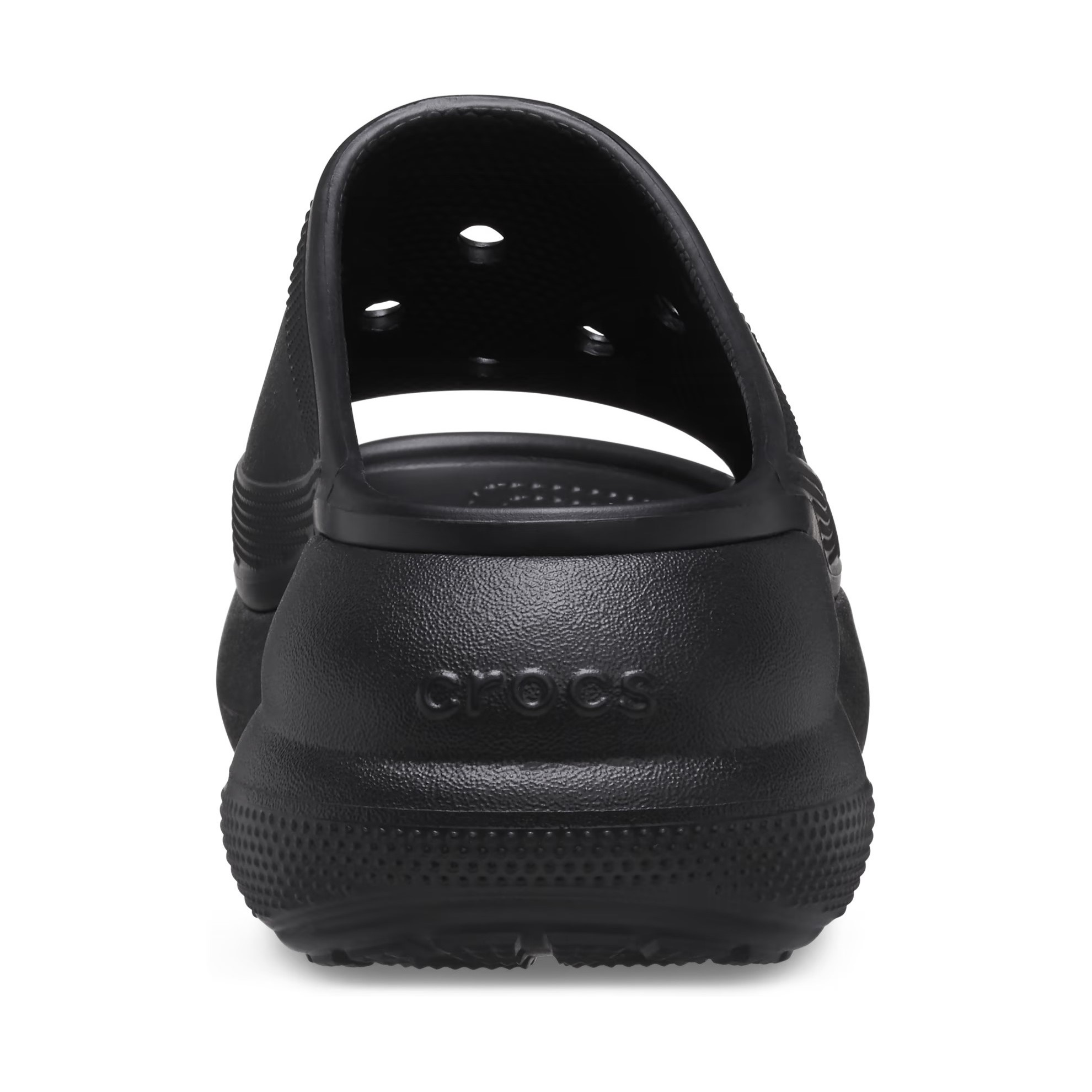 Dép Quai Ngang đế cao Crocs Classic Crush Slide Black 208731 5
