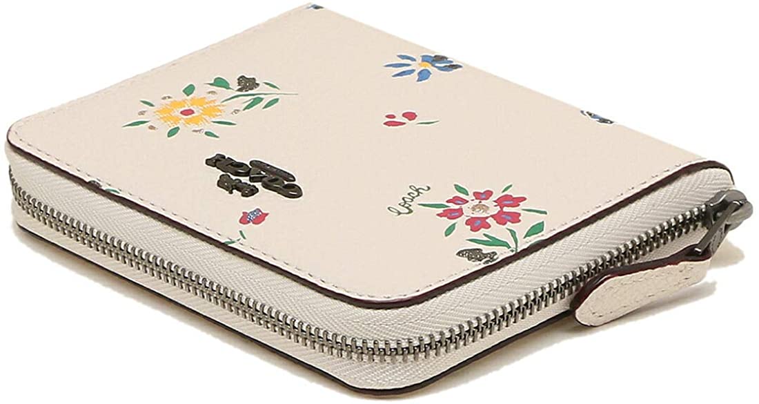 VÍ COACH SMALL ZIP AROUND WALLET WITH WILDFLOWER PRINT 8