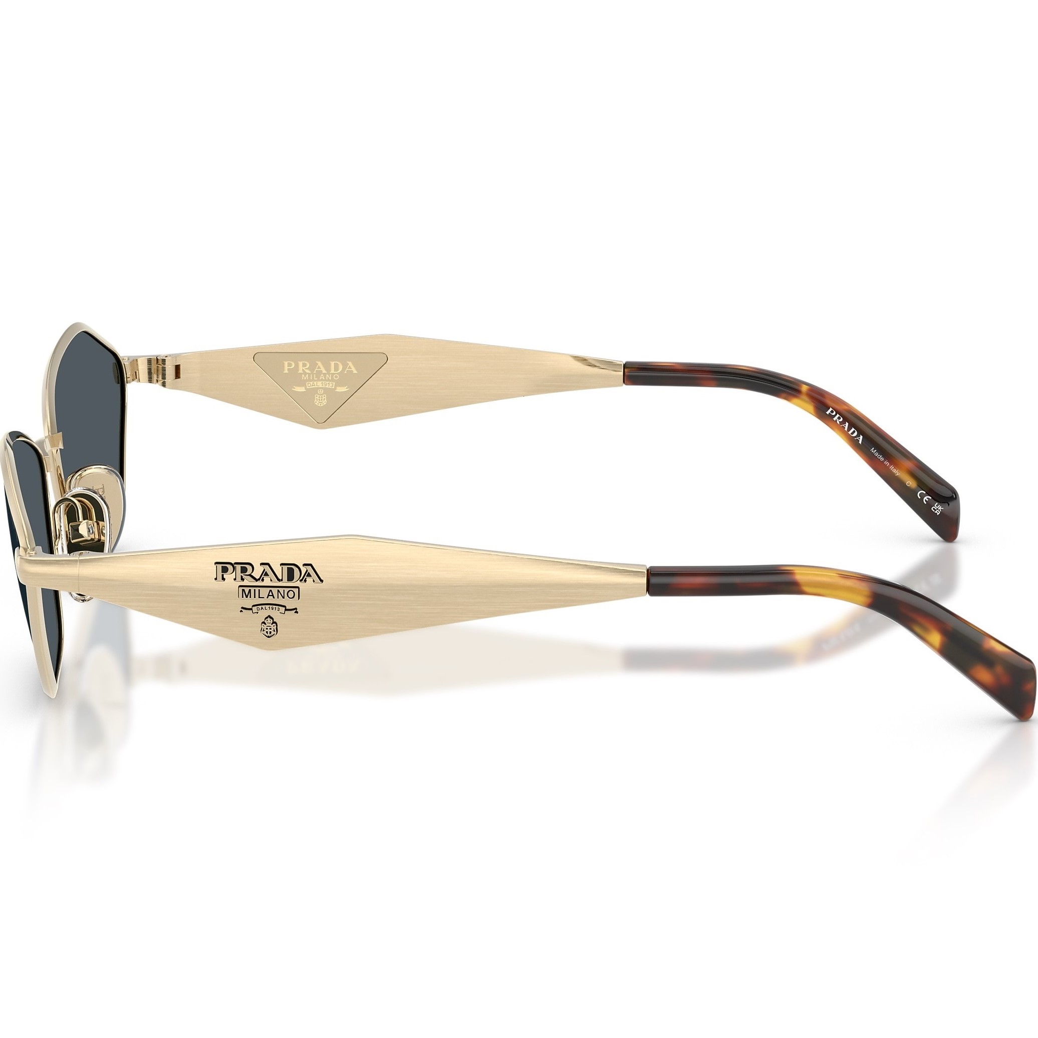 Kính mát Prada Frame Gold Lenses Grey PR D50S 2