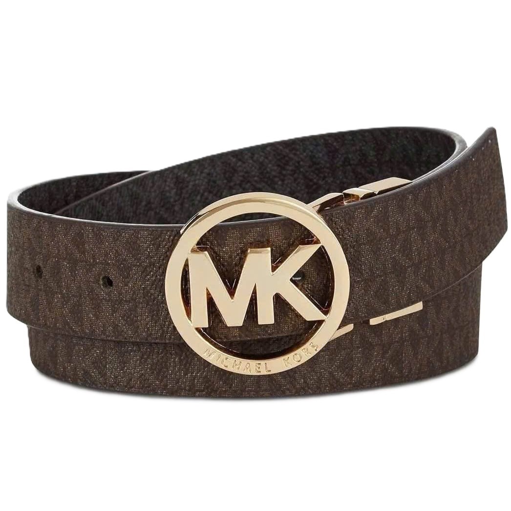 Thắt lưng Michael Kors Round Logo Reversible Signature Logo Belt 5