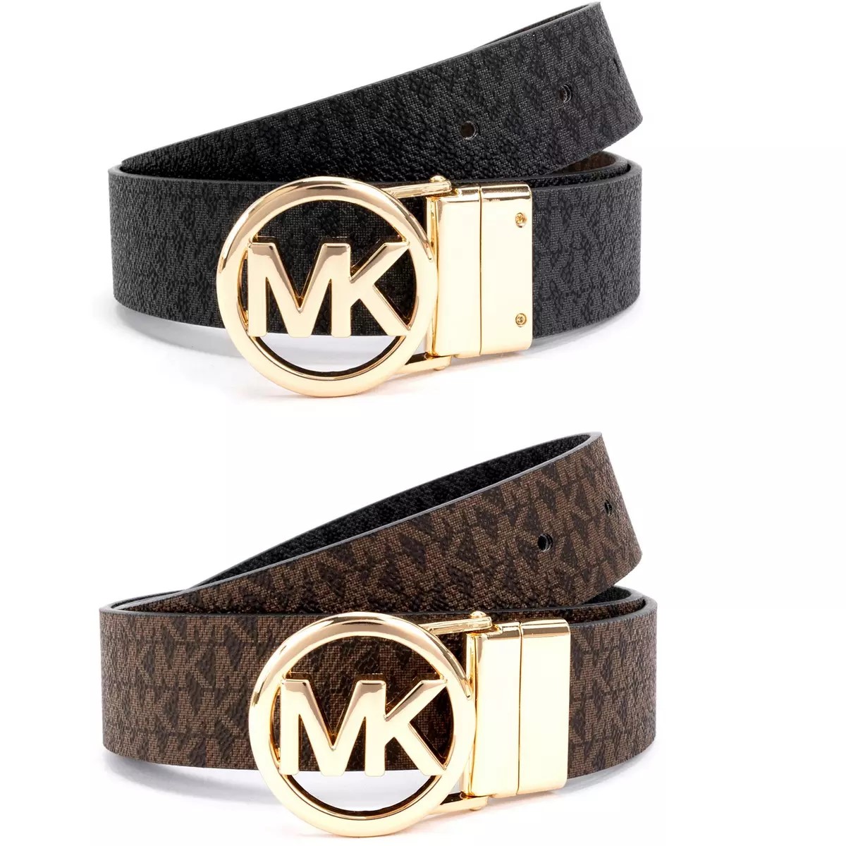 Thắt lưng Michael Kors Round Logo Reversible Signature Logo Belt 7