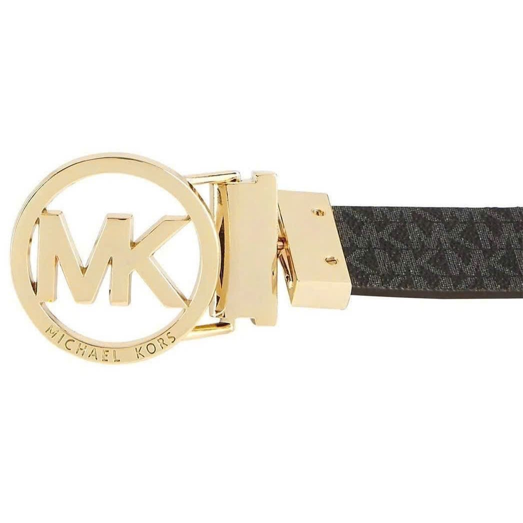 Thắt lưng Michael Kors Round Logo Reversible Signature Logo Belt 8