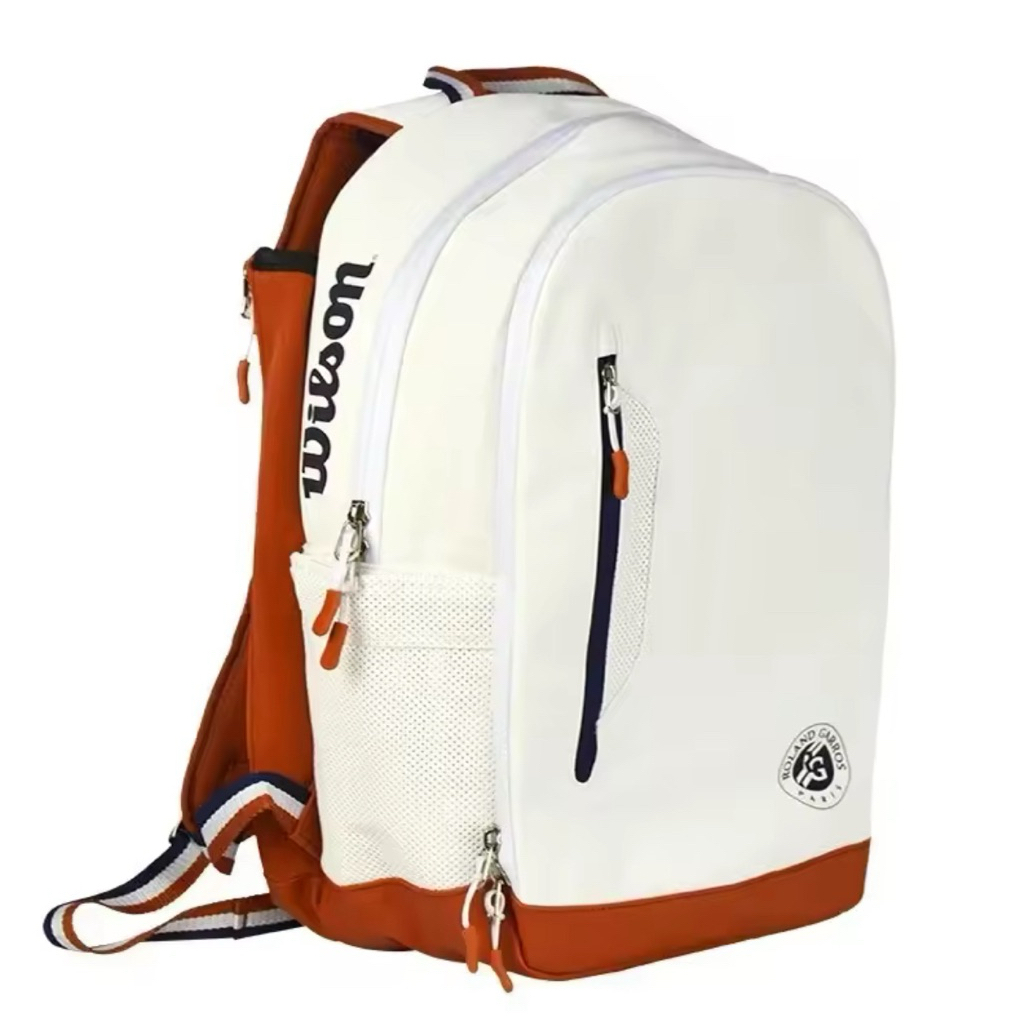 Ba lô Pickleball Wilson Roland Garros Tour Backpack White 3
