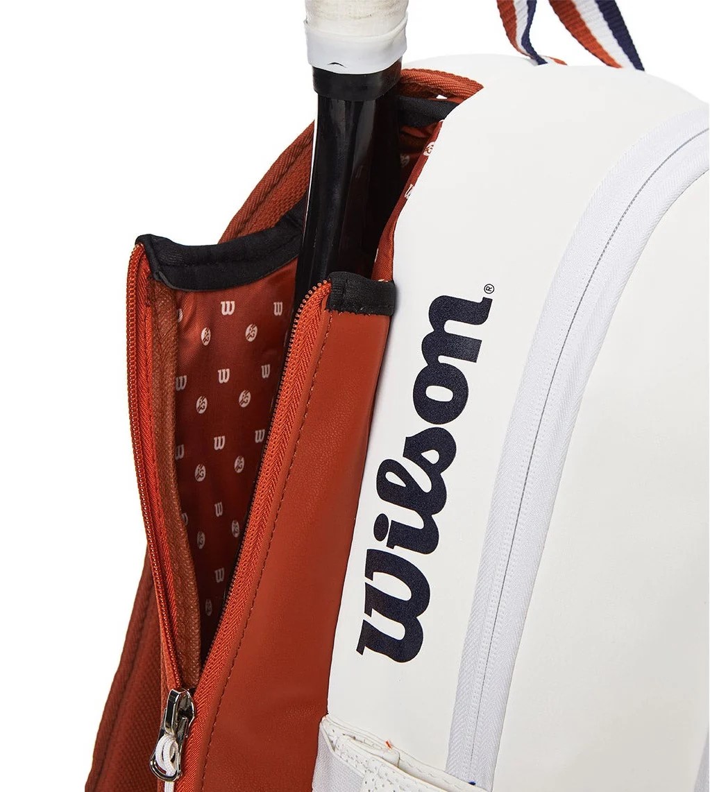 Ba lô Pickleball Wilson Roland Garros Tour Backpack White 7