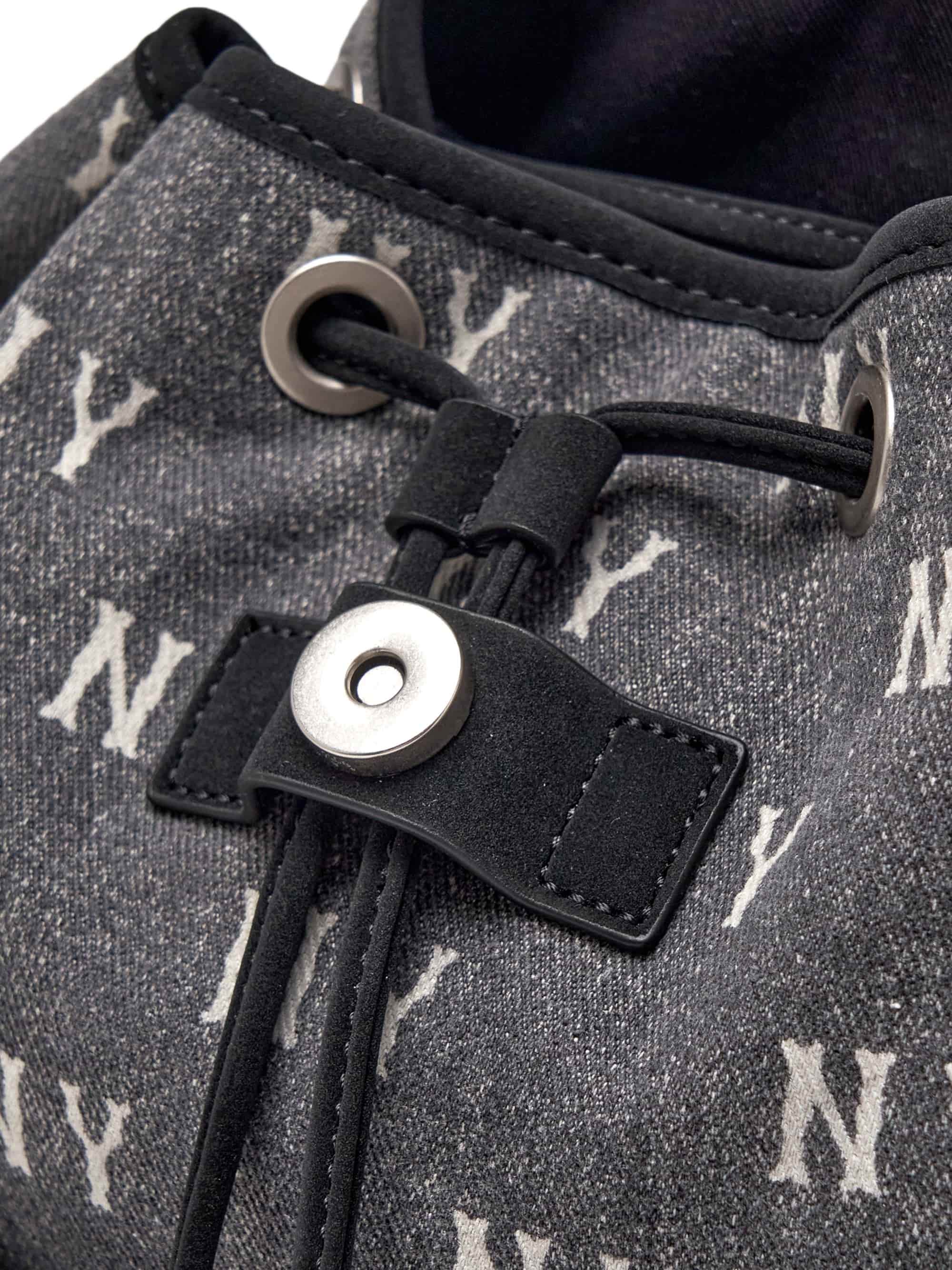 Ba lô MLB Classic Monogram Vintage Denim Backpack New York Yankees Grey 3ABKM065N-50CG 4