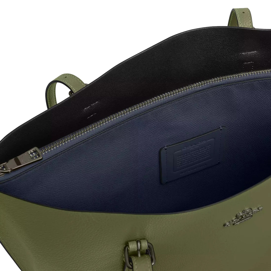Túi xách Coach nữ Mollie Tote Bag Military Green 1671 3