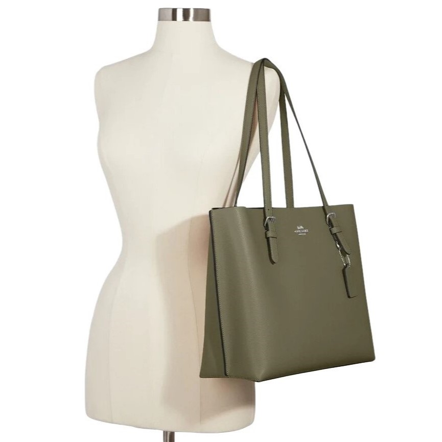 Túi xách Coach nữ Mollie Tote Bag Military Green 1671 1