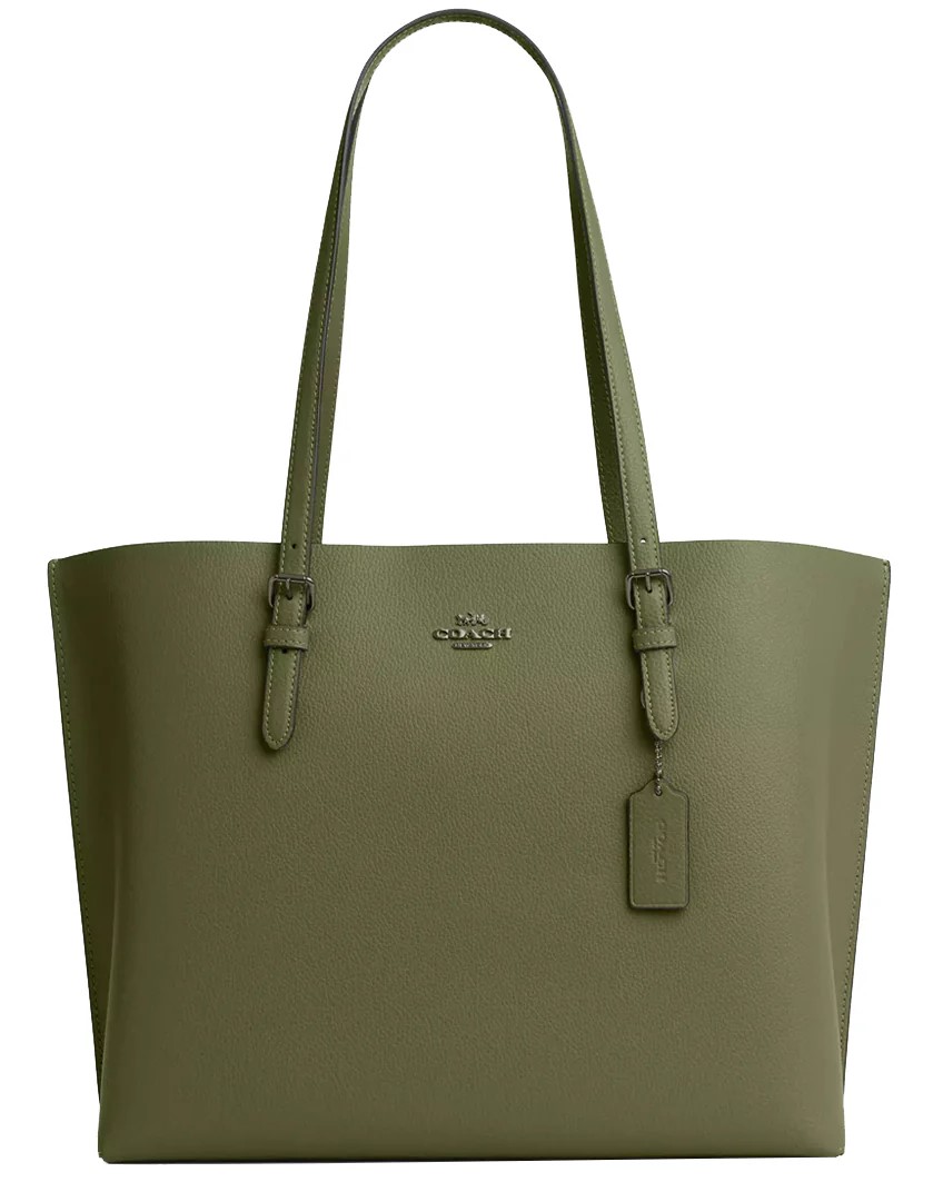 Túi xách Coach nữ Mollie Tote Bag Military Green 1671 5