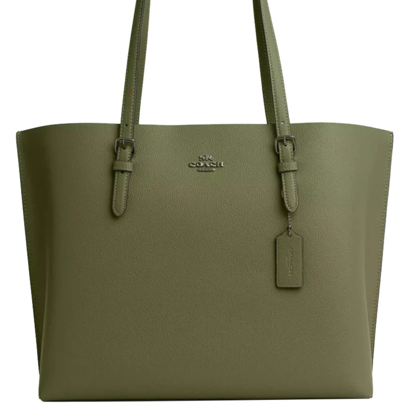 Túi xách Coach nữ Mollie Tote Bag Military Green 1671 8