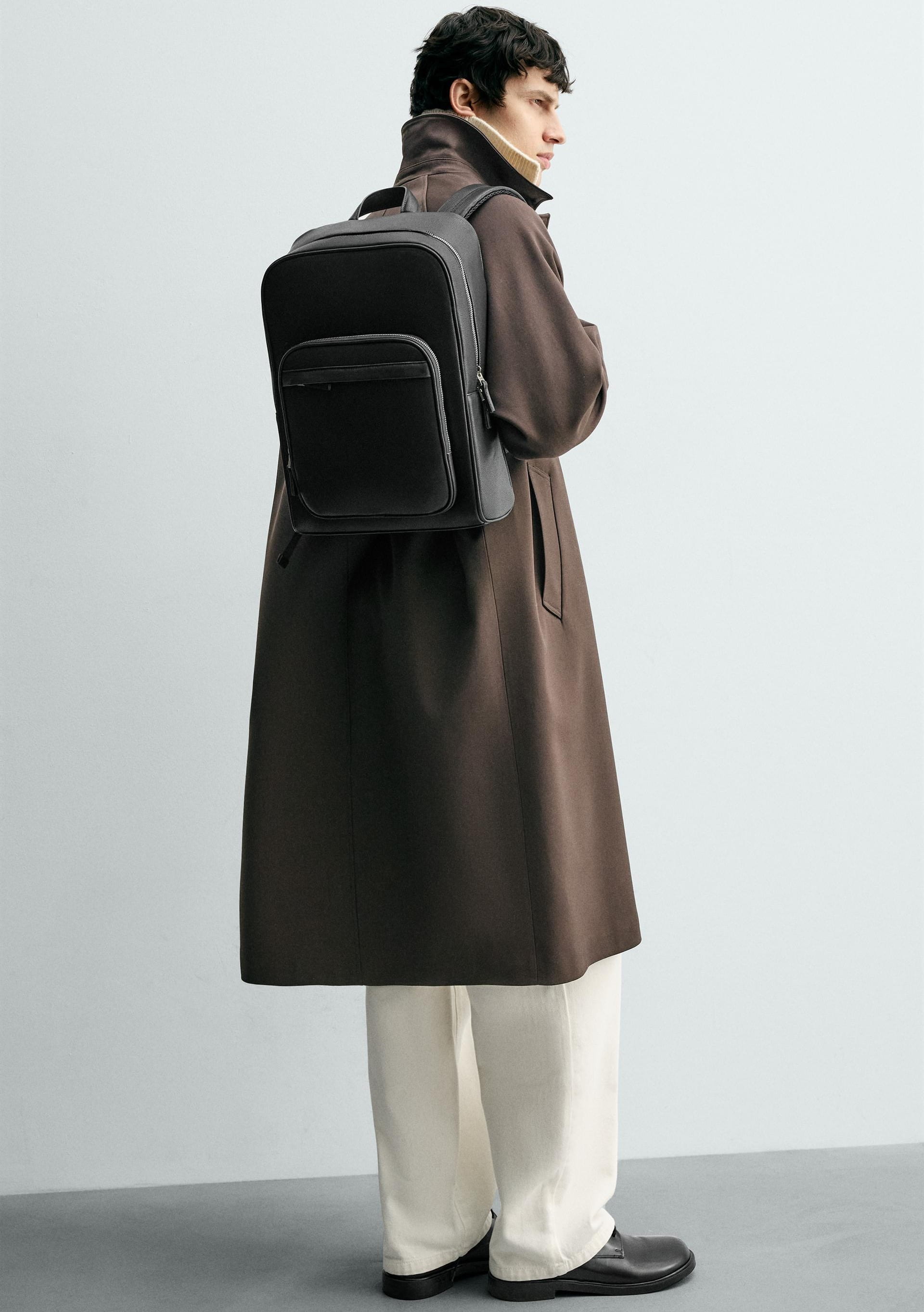 Ba lô Nam Zara Textured Backpack 5